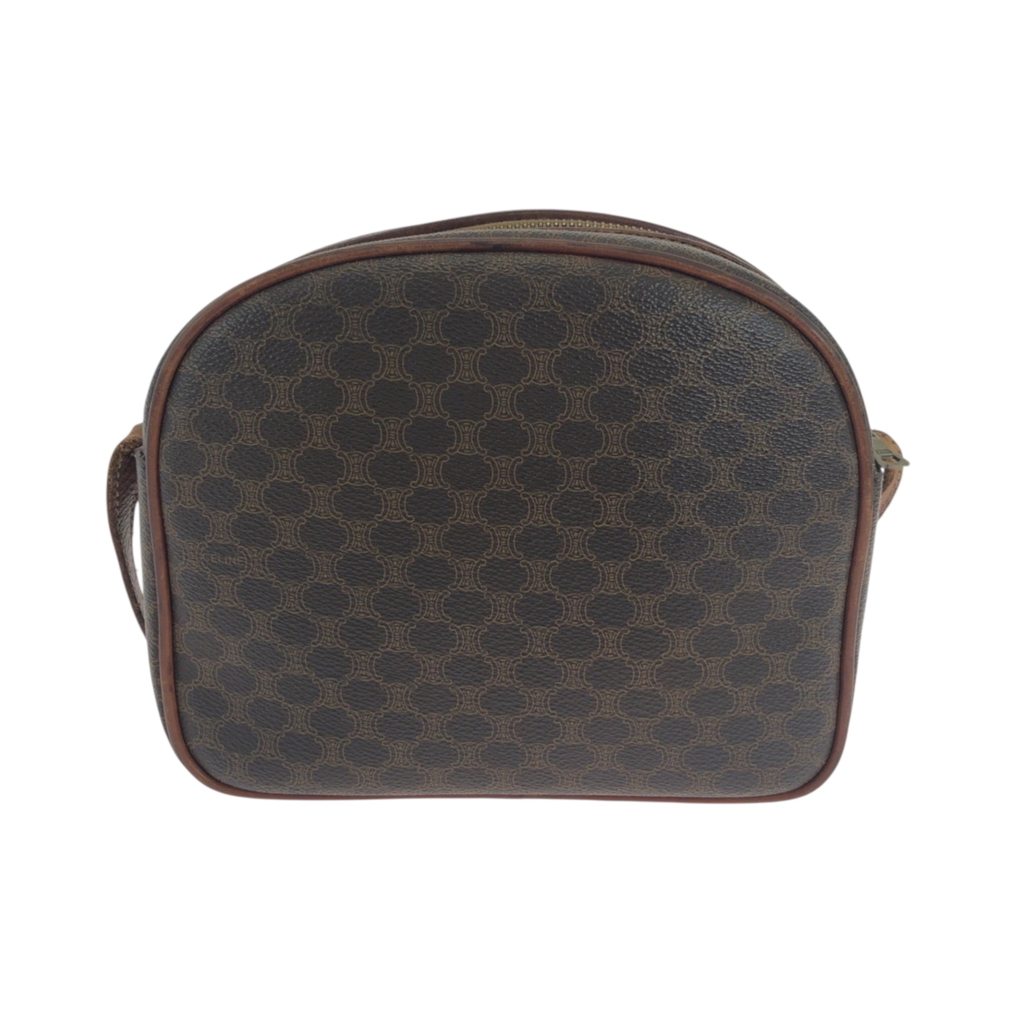 Celine Brown Pvc Pochette Shoulder Bag (Pre-Owned)