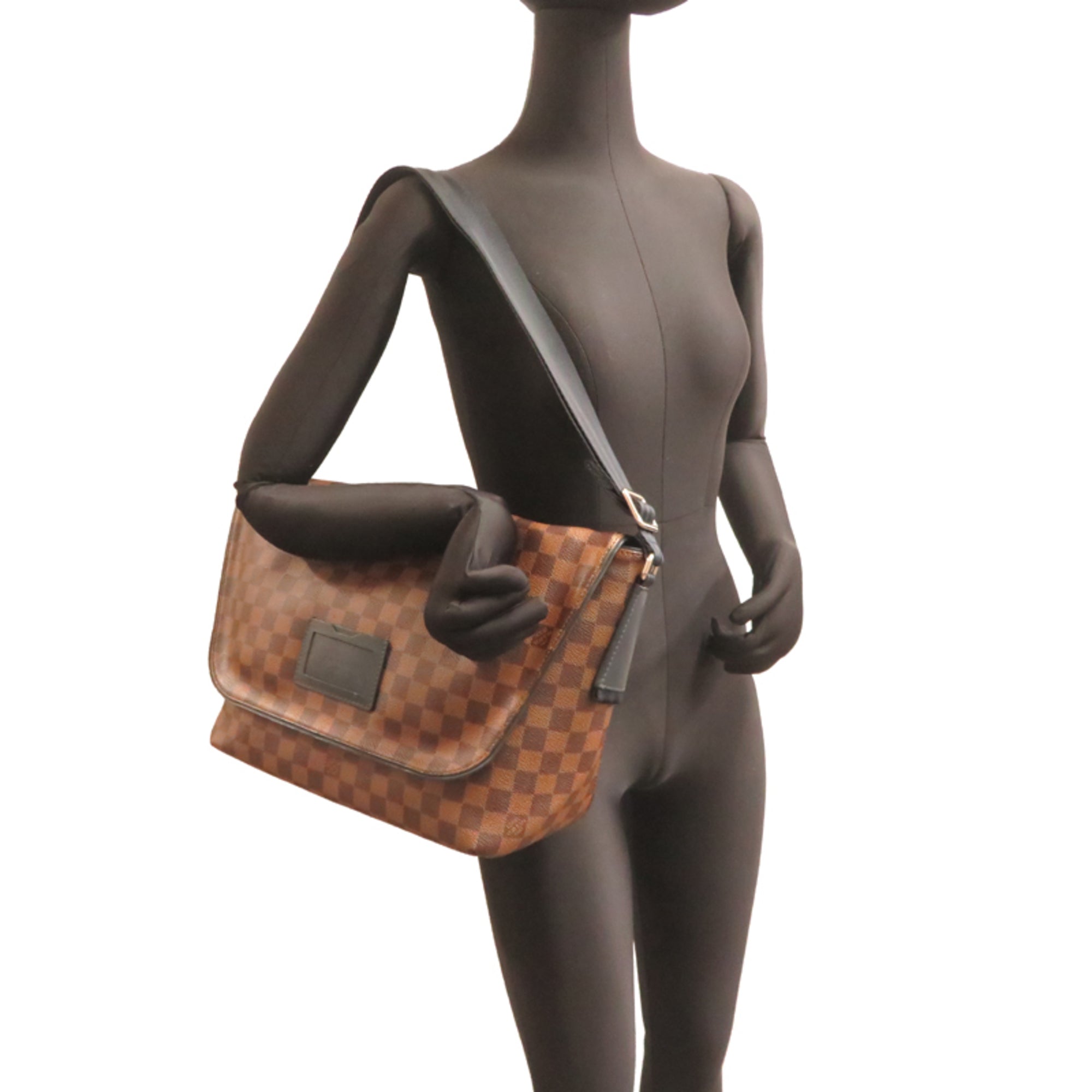 Louis Vuitton Brown Damier Canvas Messenger Bag (Pre-Owned)