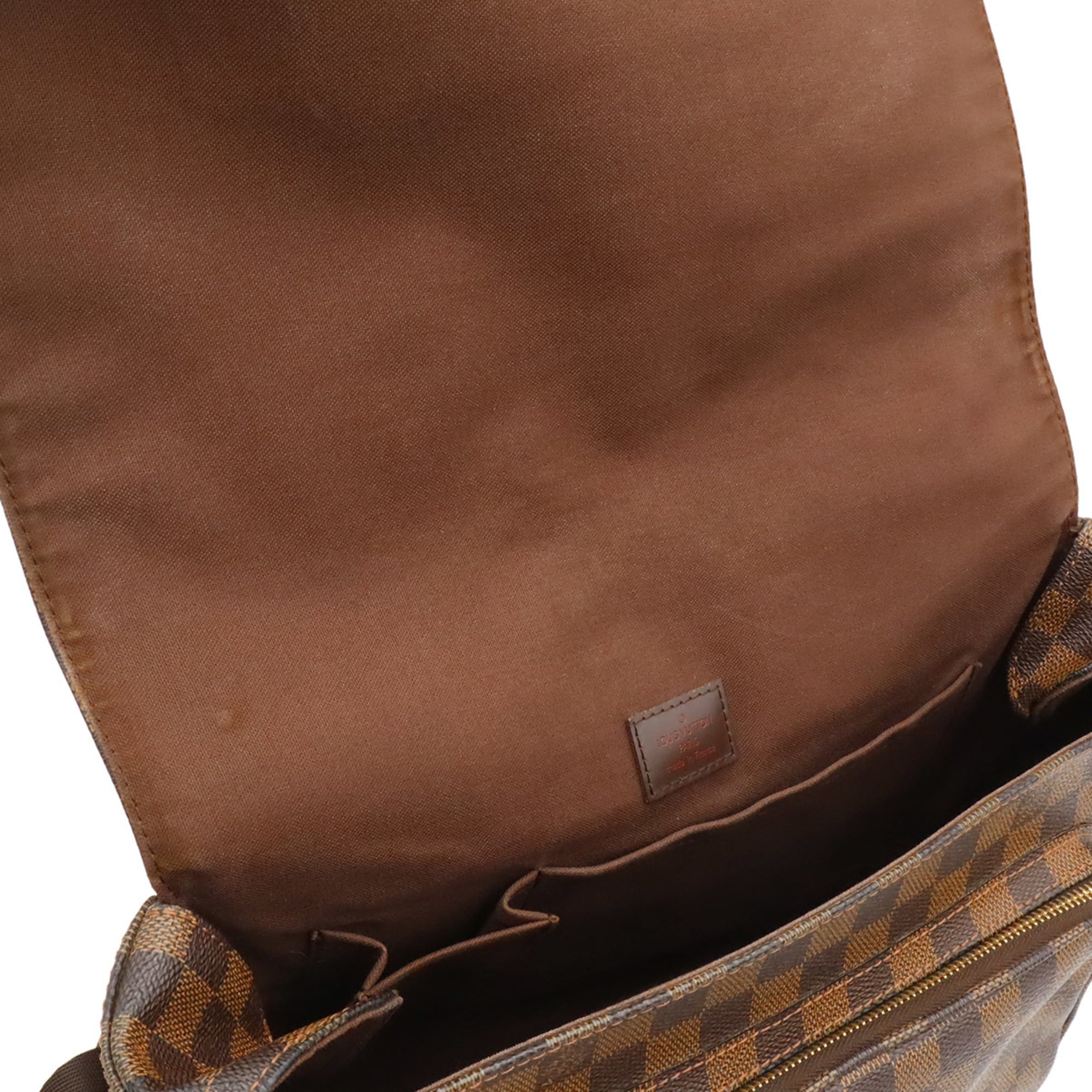 Louis Vuitton Brown Pvc Coated Canvas Messenger Bag Shoulder Bag (Pre-Owned)