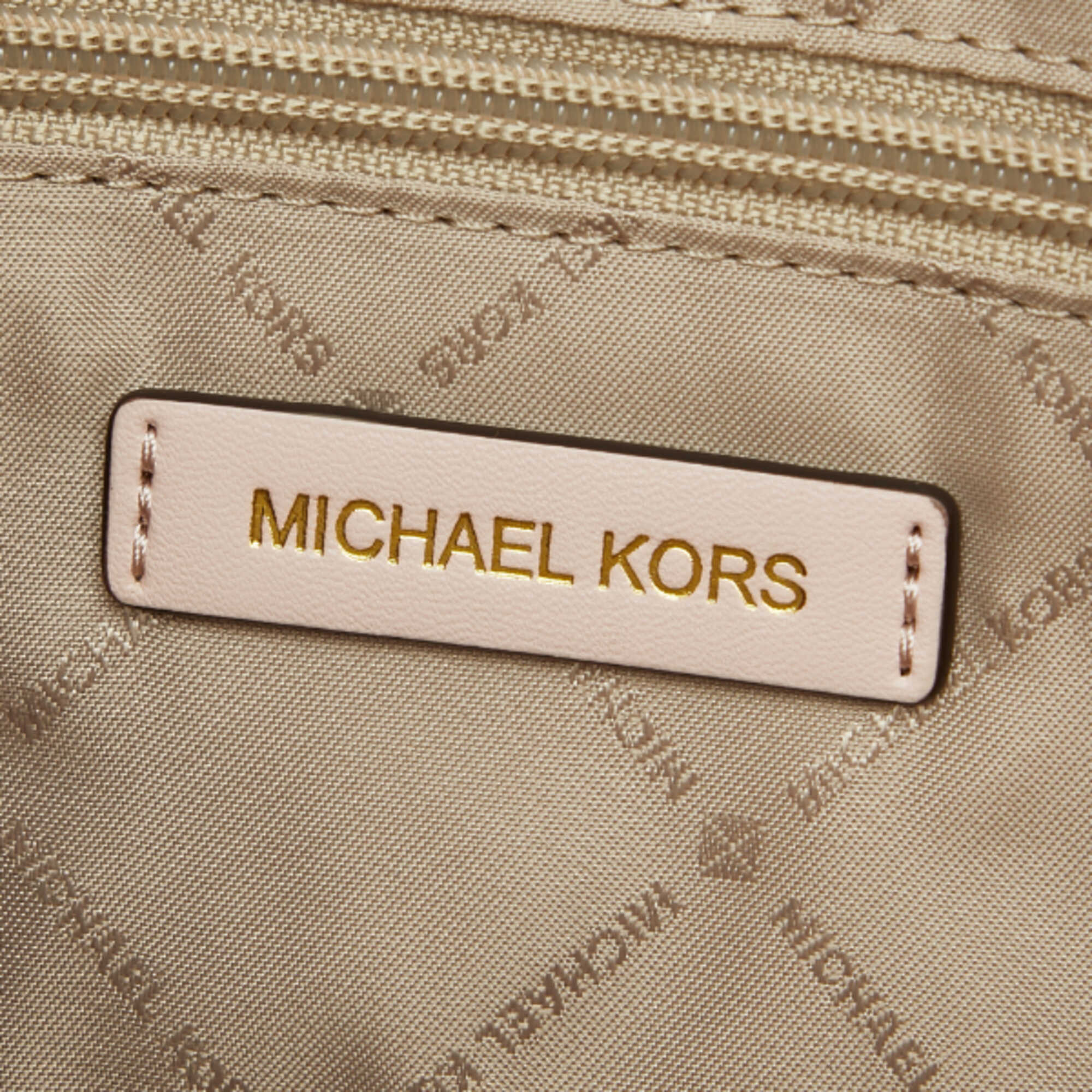 Michael Kors Light Pink Leather Handbag Shoulder Bag (Pre-Owned)
