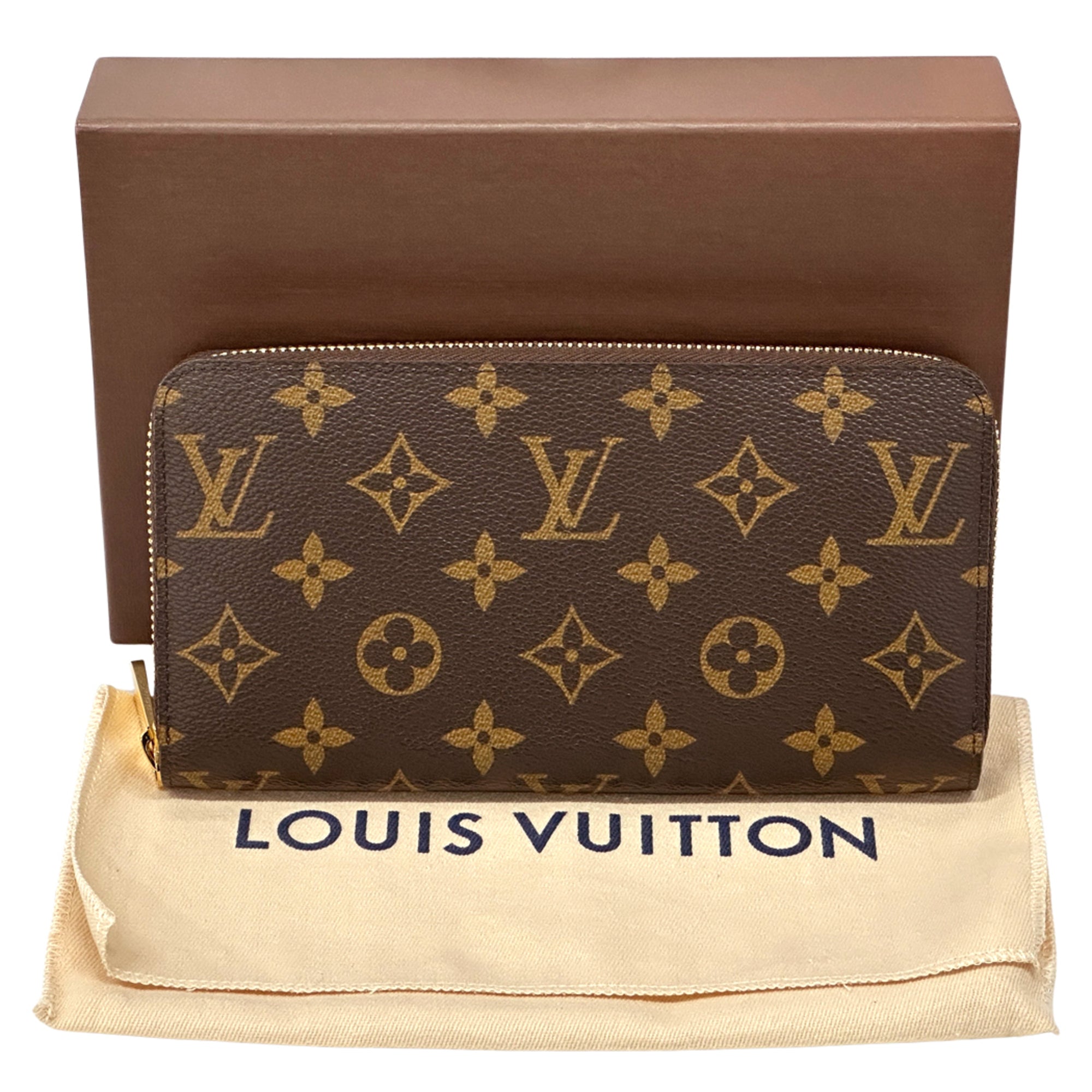 Louis Vuitton Brown Monogram Monogram Long Bill Wallet (Bi-Fold) (Pre-Owned)