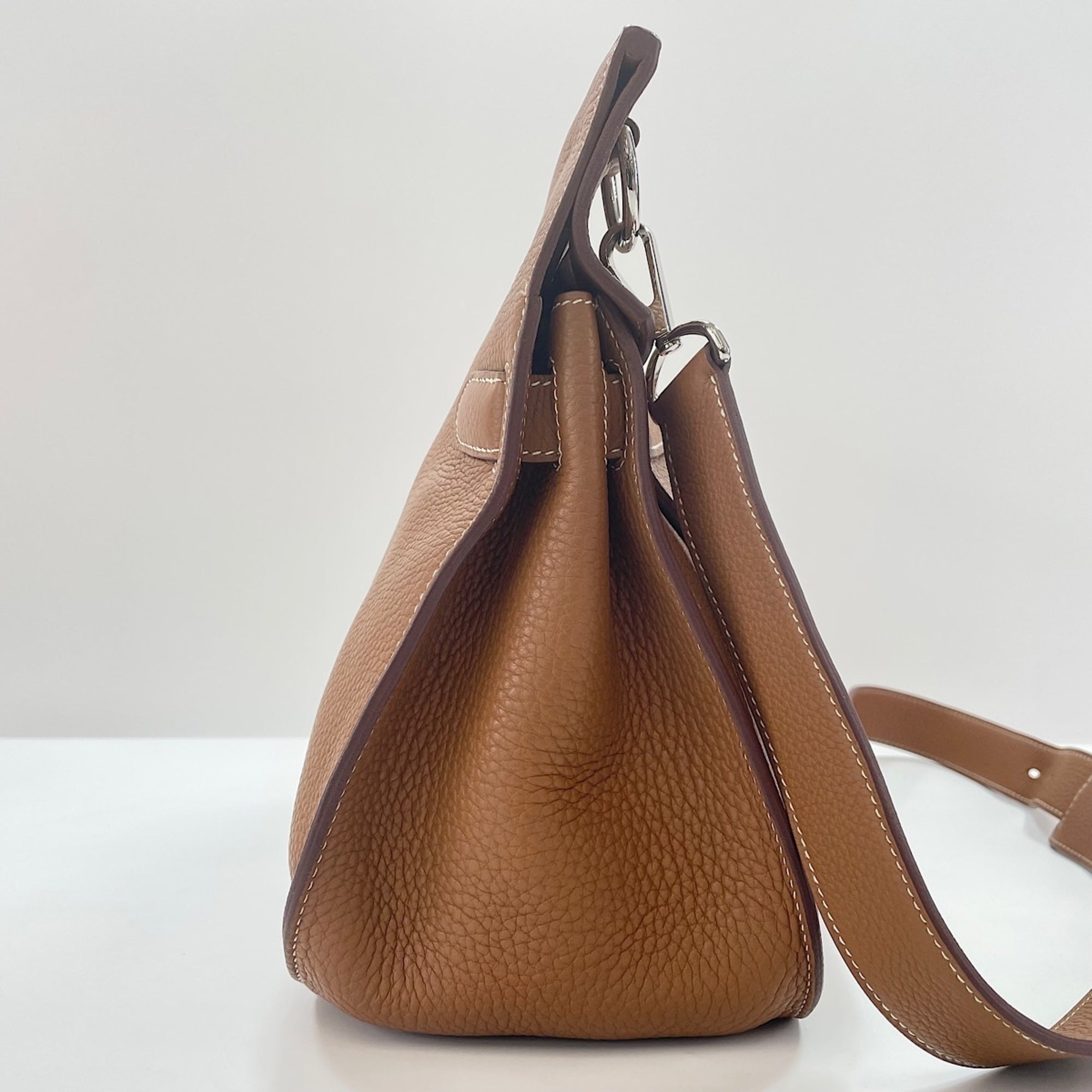 Hermes Jypsiere Brown Shoulder Bag (Pre-Owned)