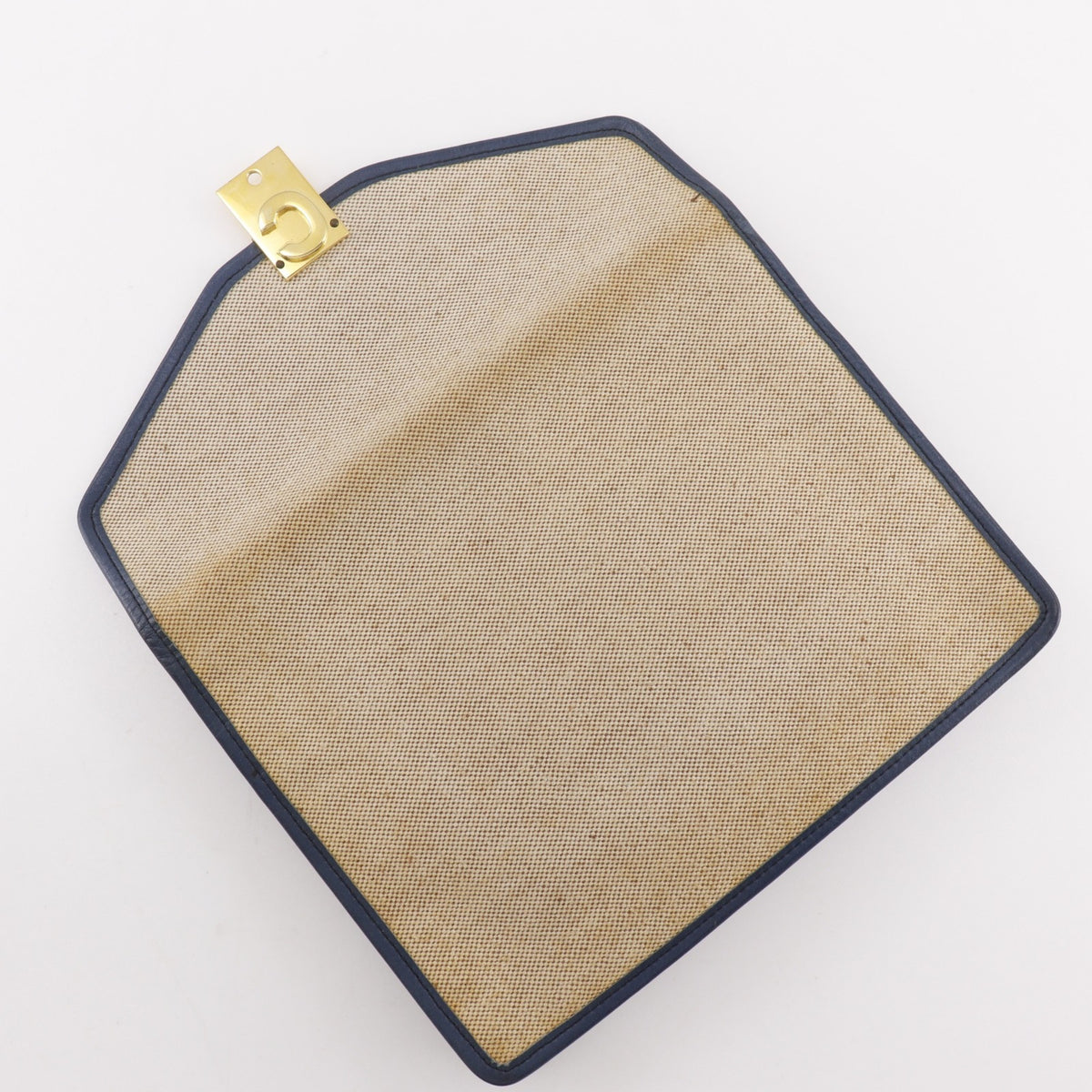 Celine Beige Canvas Clutch Bag (Pre-Owned)
