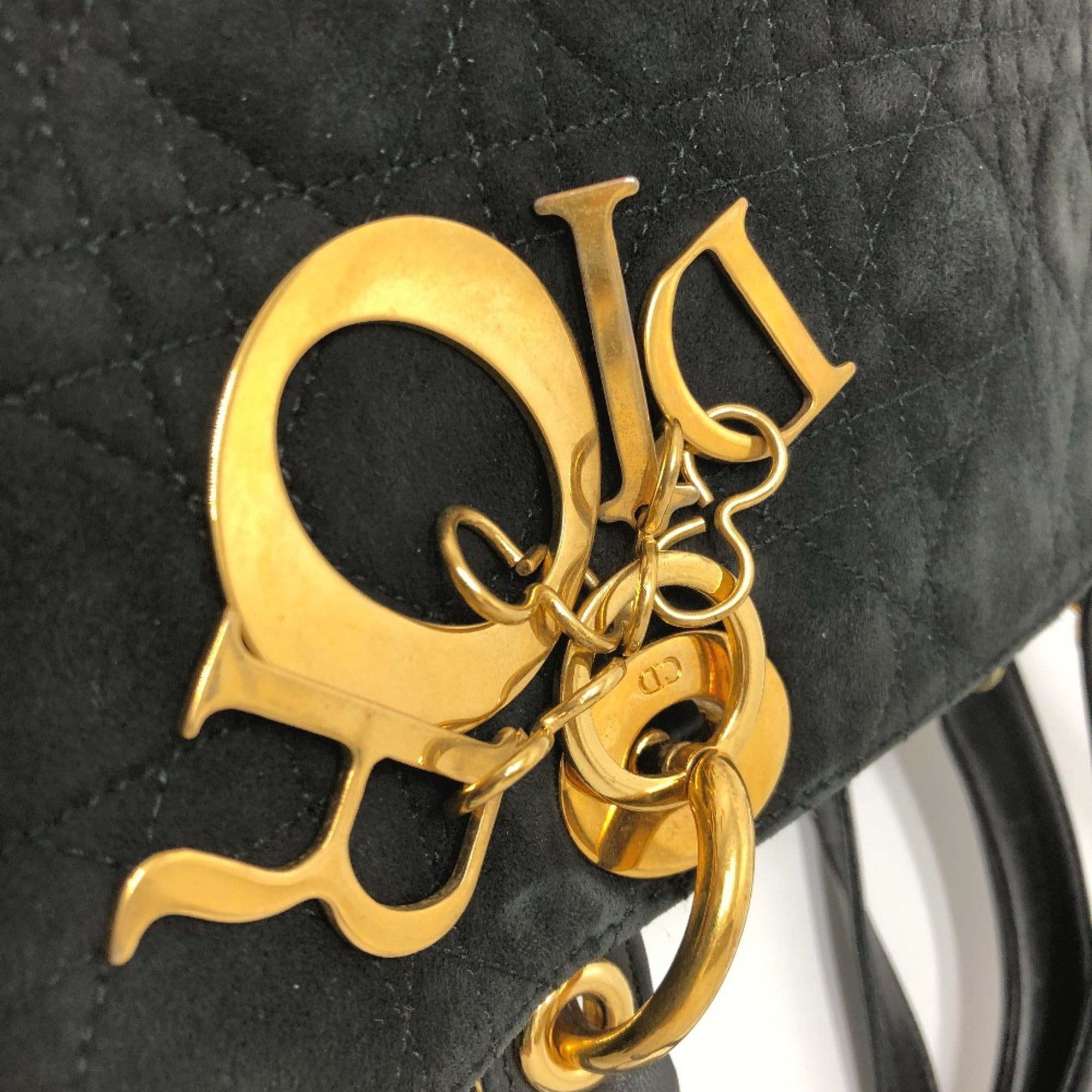 Christian Dior Black Leather Handbag (Pre-Owned)