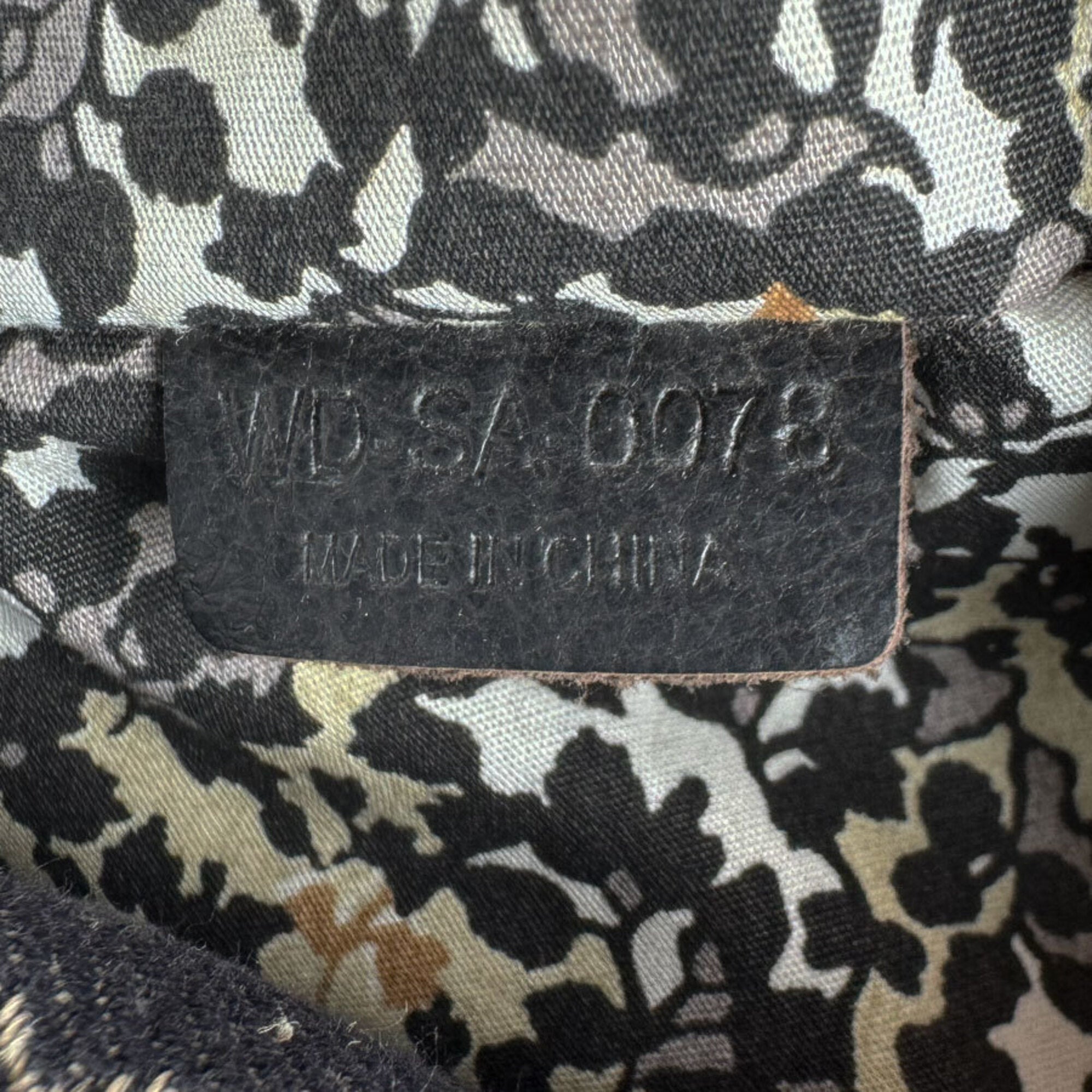 Celine Black Denim Leather Handbag (Pre-Owned)