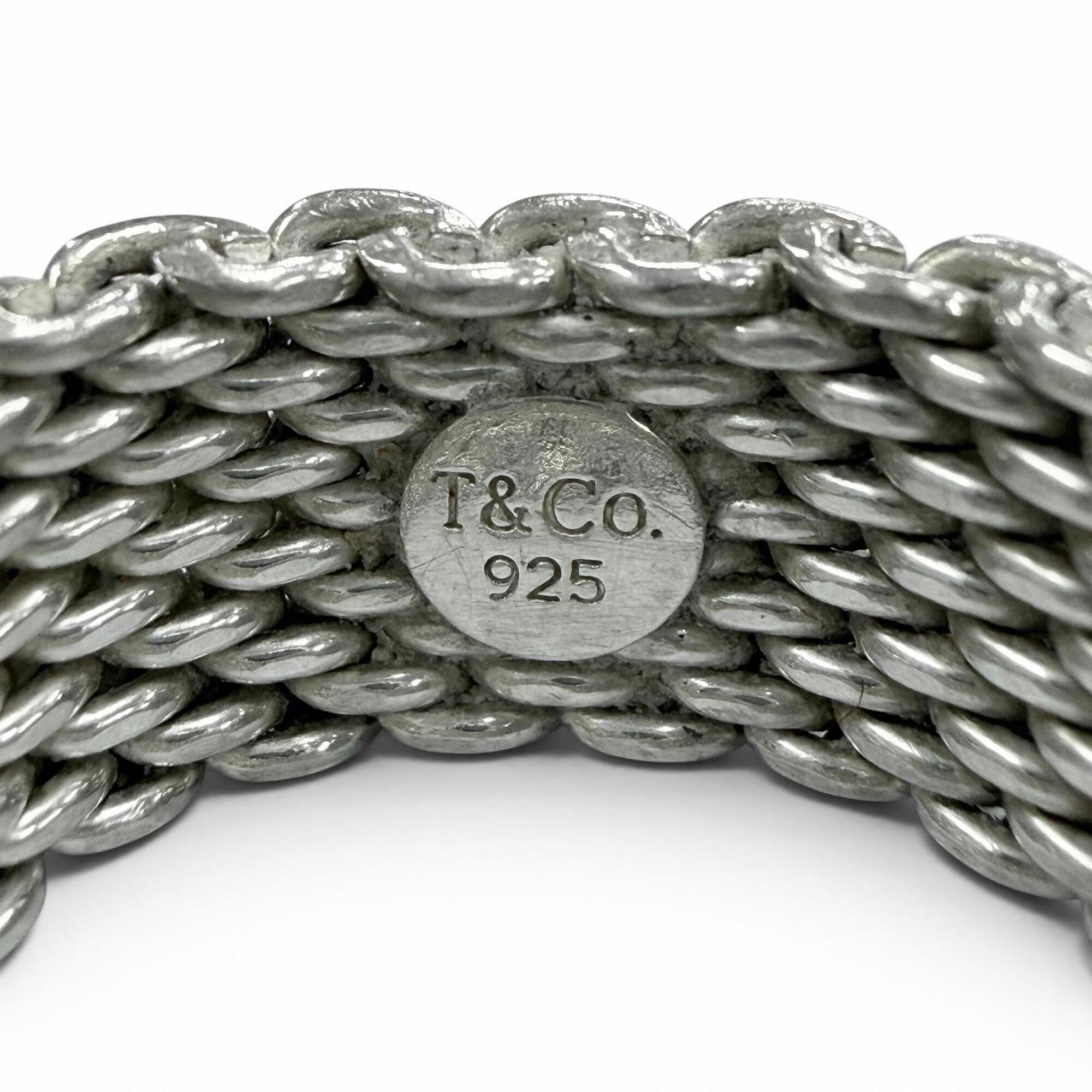 Tiffany Silver Silver 925 Band Ring (Pre-Owned)