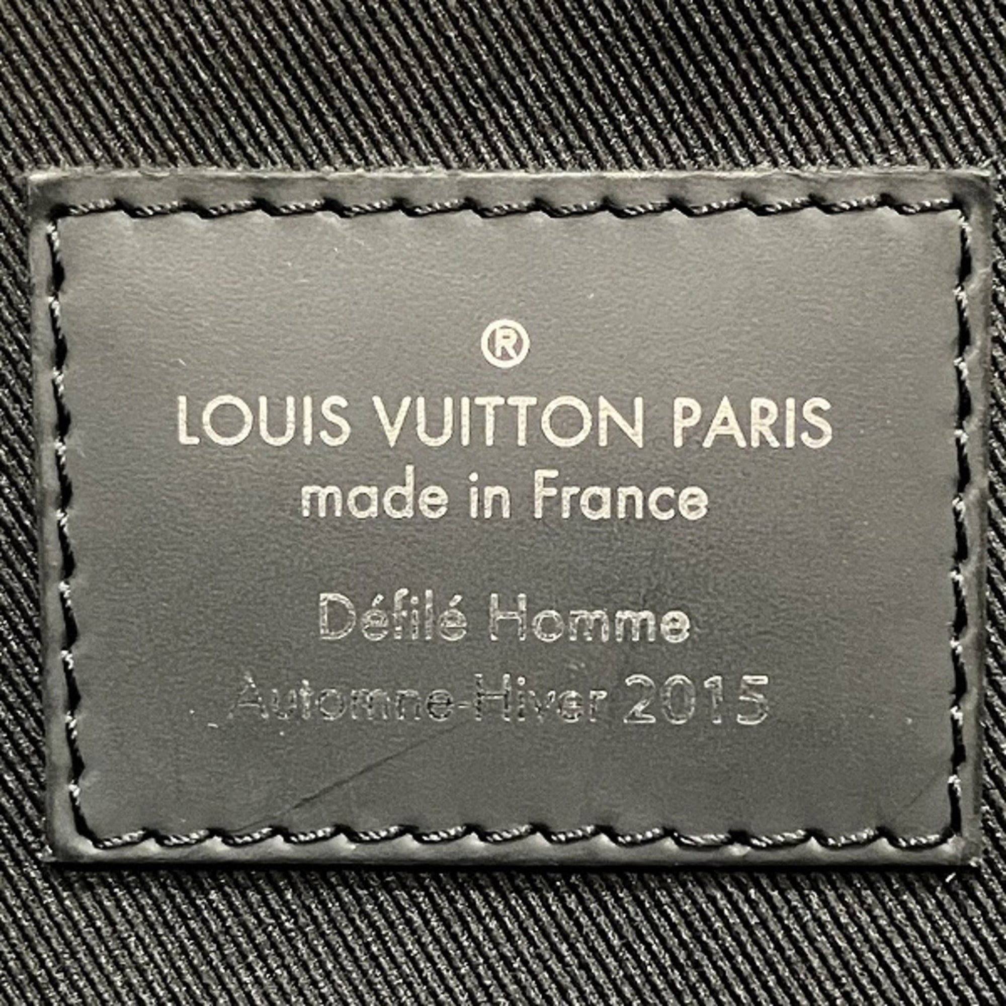 Louis Vuitton Black Gray White Handbag Tote Bag (Pre-Owned)