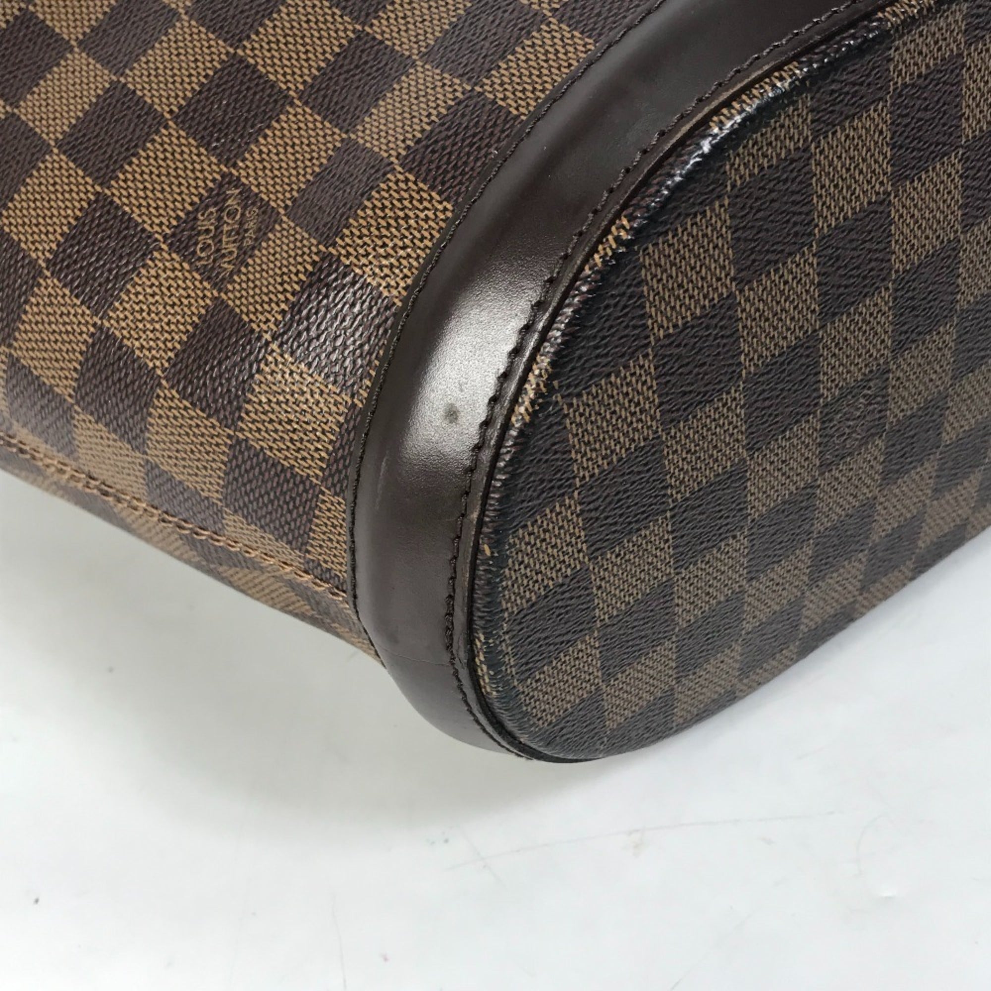 Louis Vuitton Damier Brown Ebene Damier Canvas Shoulder Bag Tote Bag (Pre-Owned)