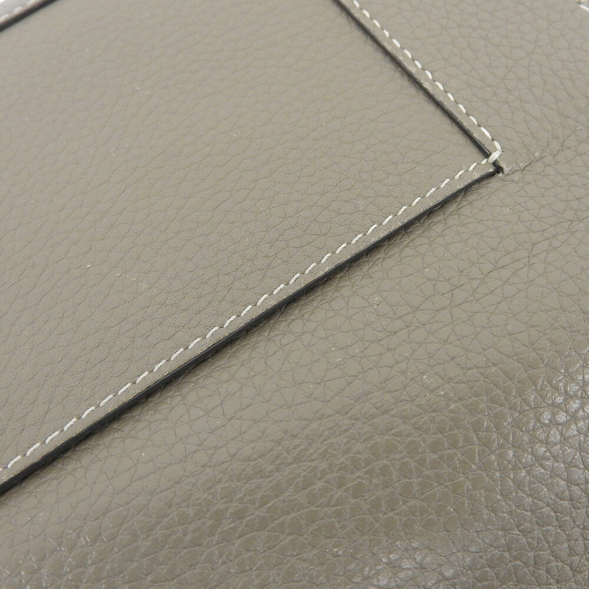 Celine Gray Yellow Leather Long Wallet (Tri-Fold) (Pre-Owned)