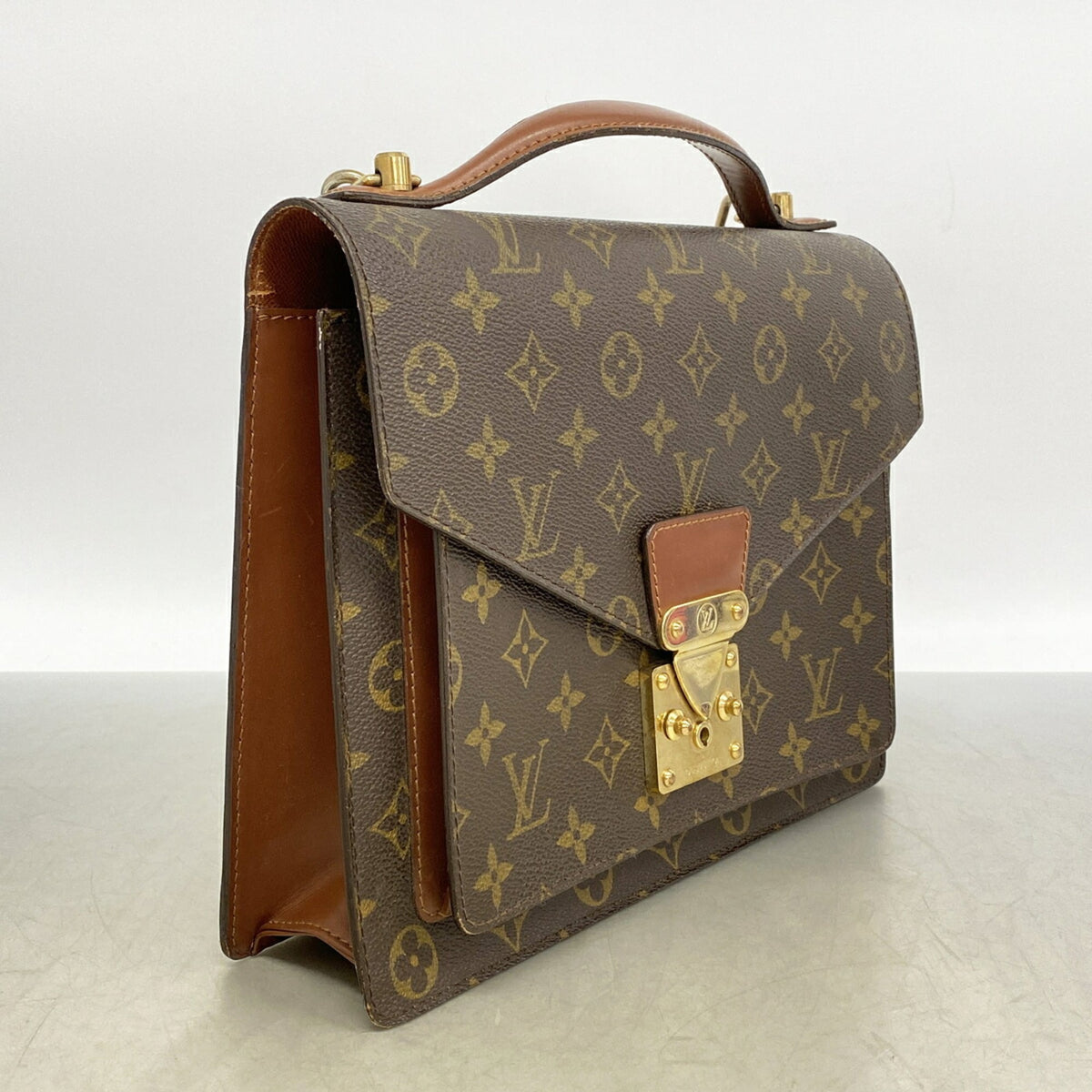 Louis Vuitton Brown Handbag (Pre-Owned)