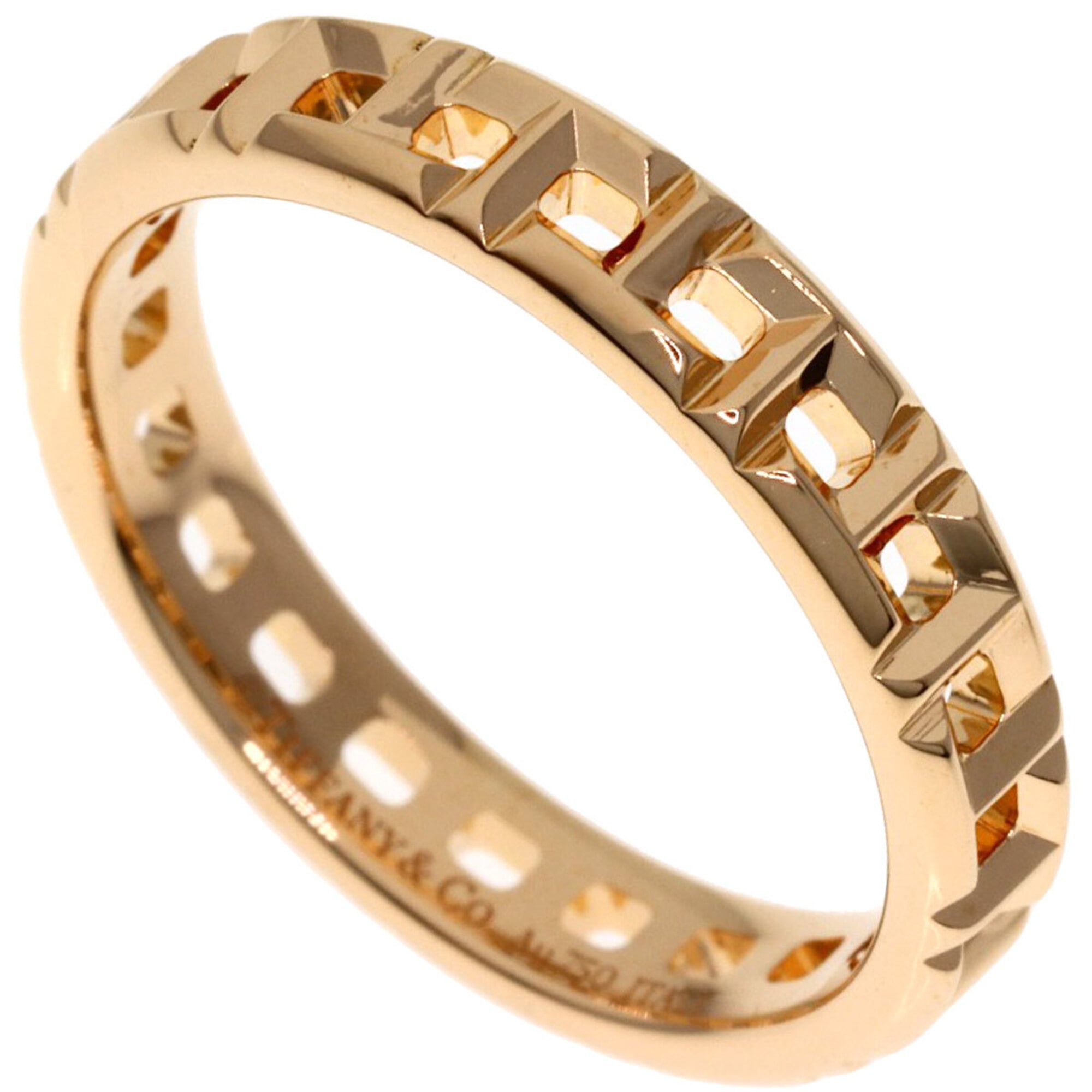 Tiffany Pink Gold (18K) Band Ring (Pre-Owned)