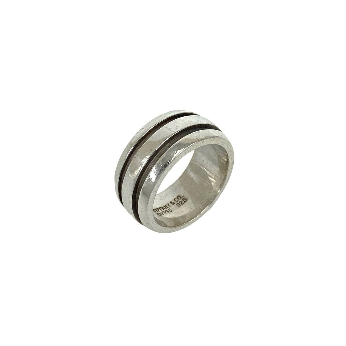 Tiffany Silver Silver 925 Band Ring (Pre-Owned)
