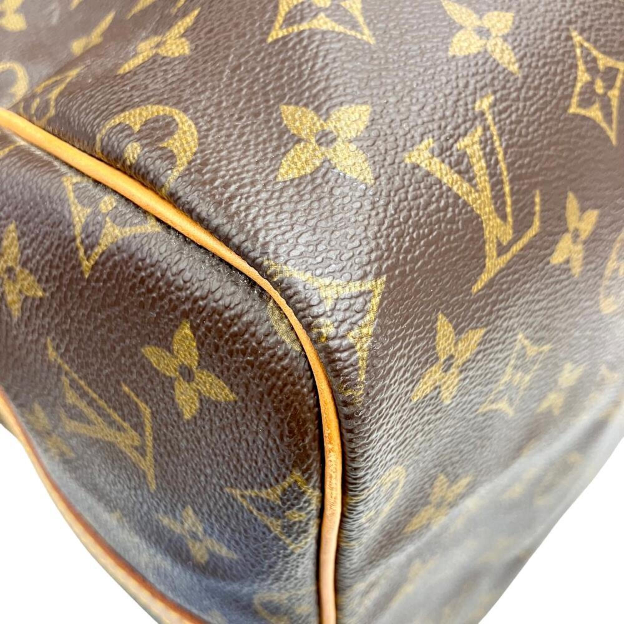 Louis Vuitton Monogram Brown Monogram Boston Bag Shoulder Bag (Pre-Owned)