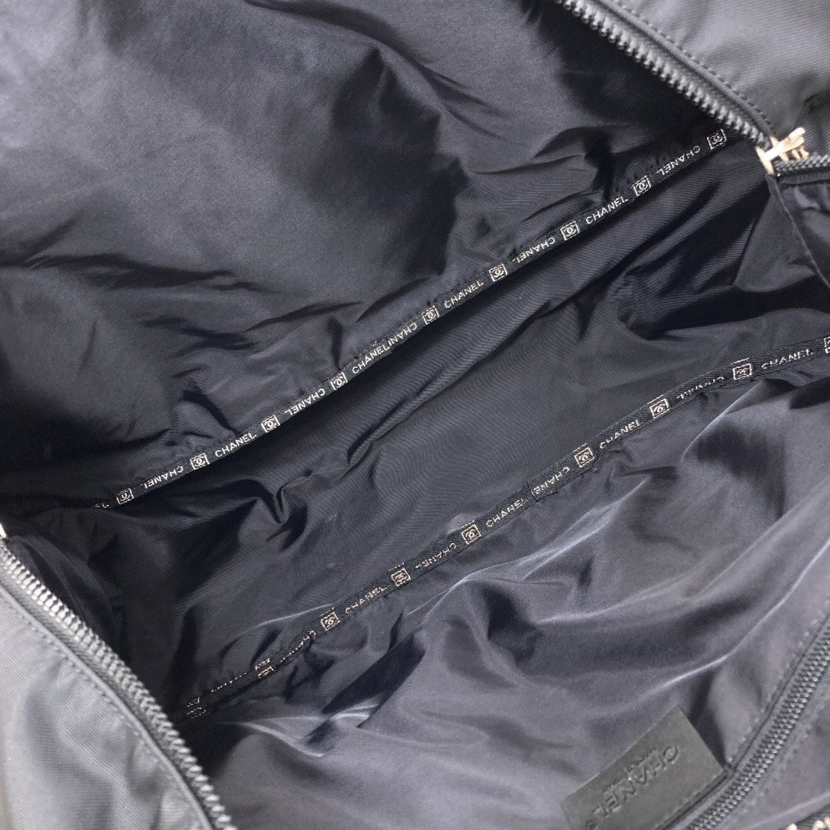 Chanel Sport Black Nylon Boston Bag (Pre-Owned)