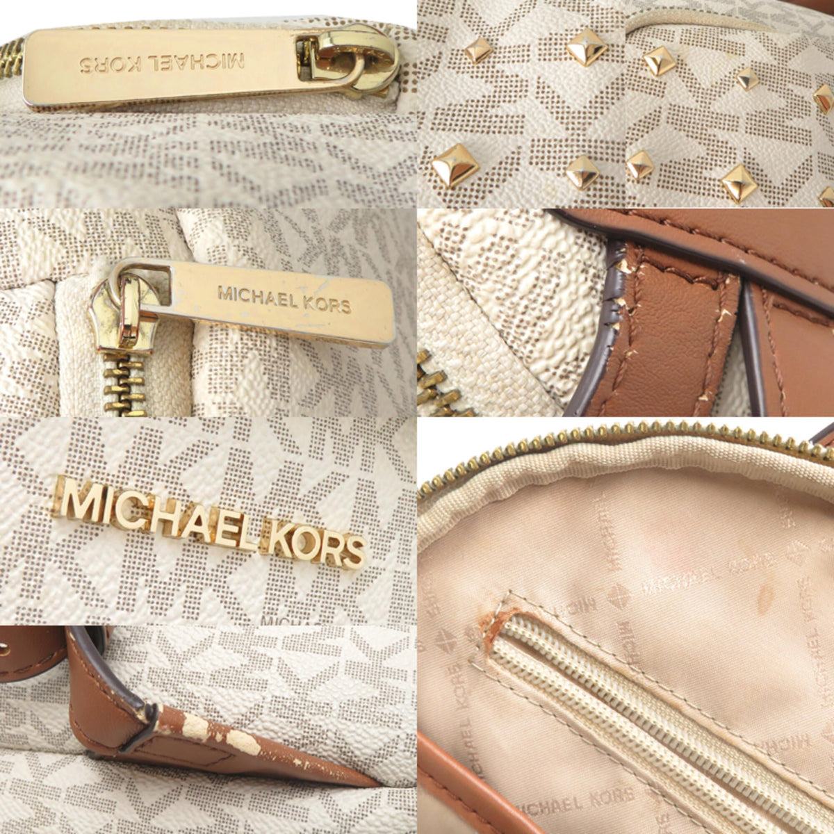 Michael Kors White Pvc Leather (Pre-Owned)
