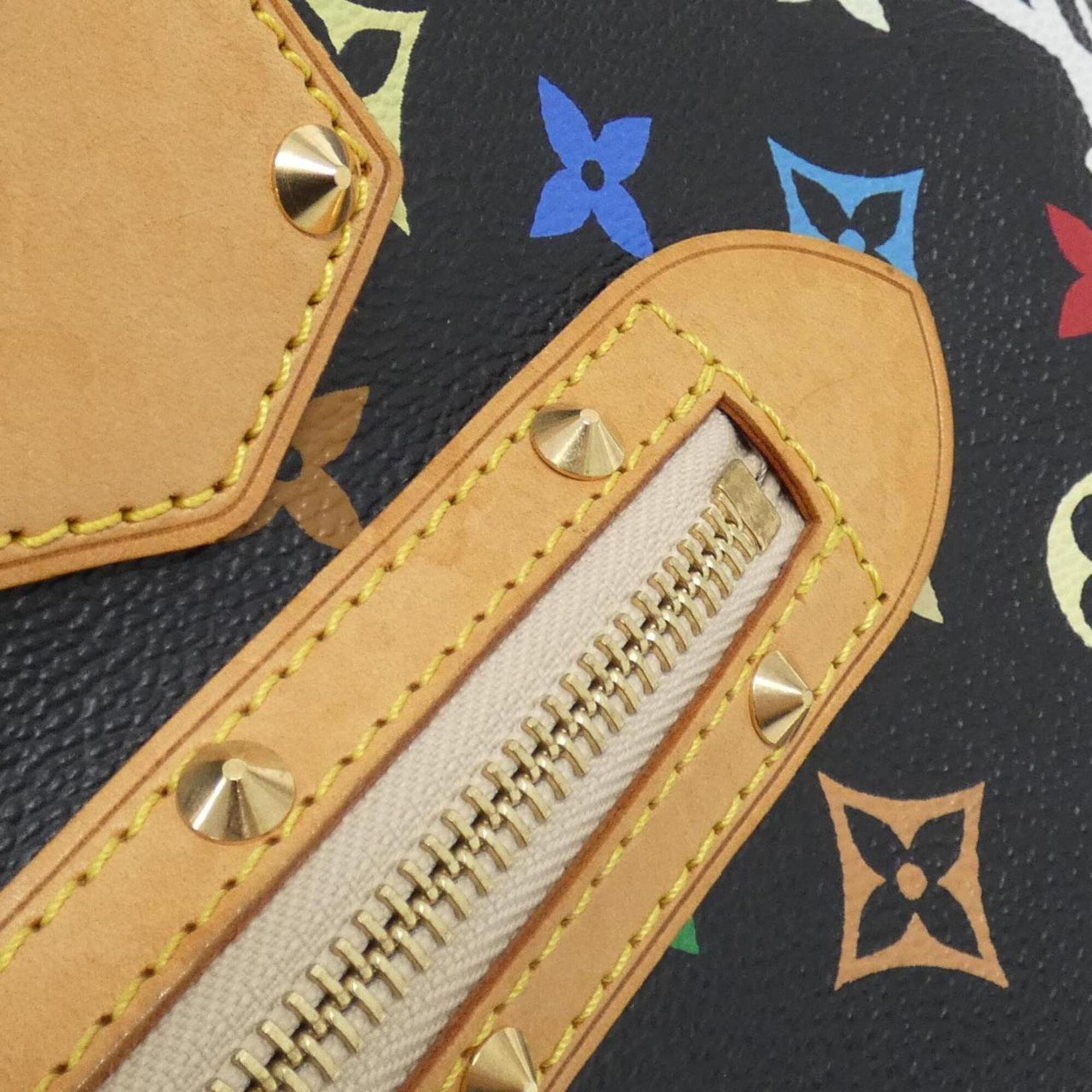 Louis Vuitton Monogram Multicolore Black Coated Canvas Handbag (Pre-Owned)