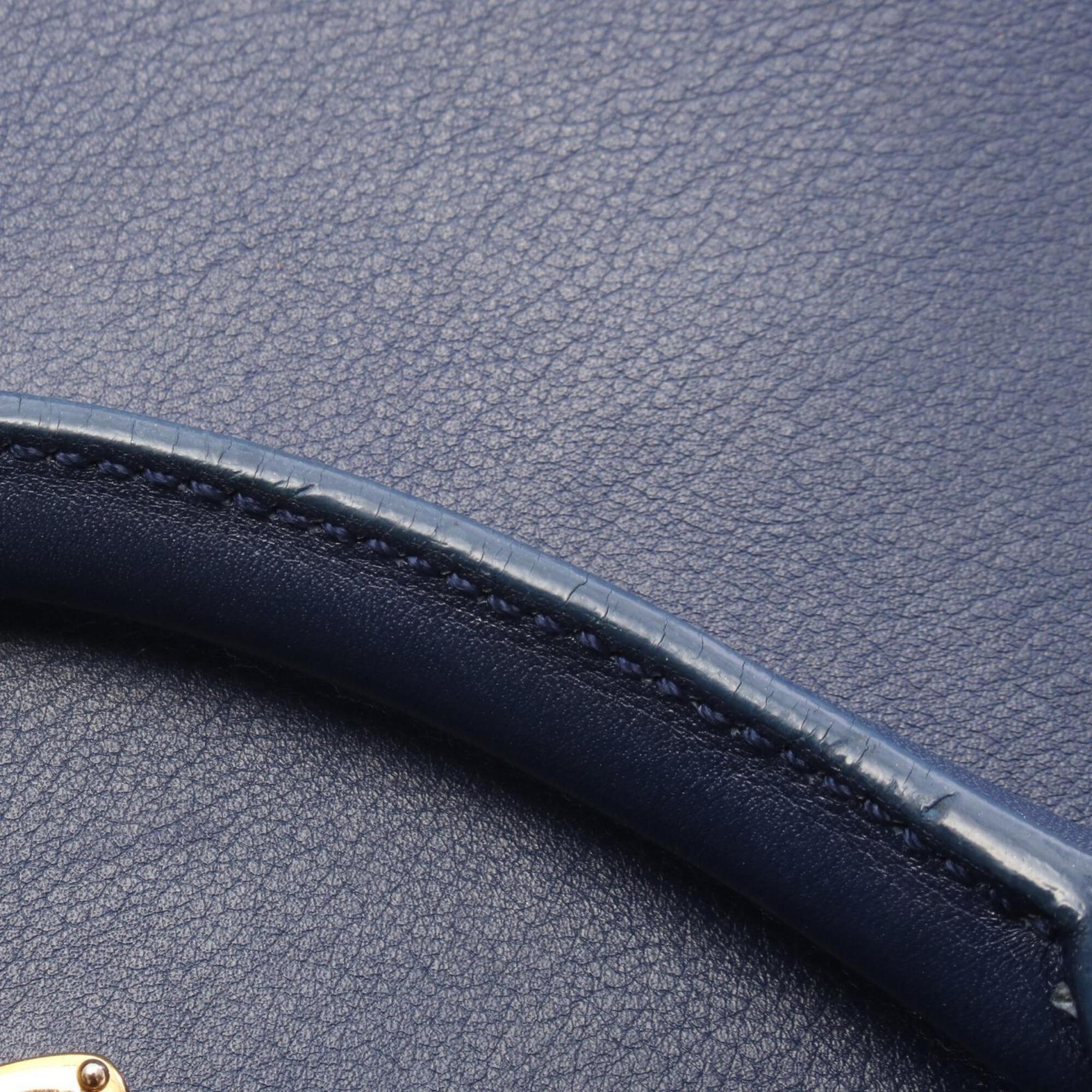 Saint Laurent Blue Leather Handbag (Pre-Owned)
