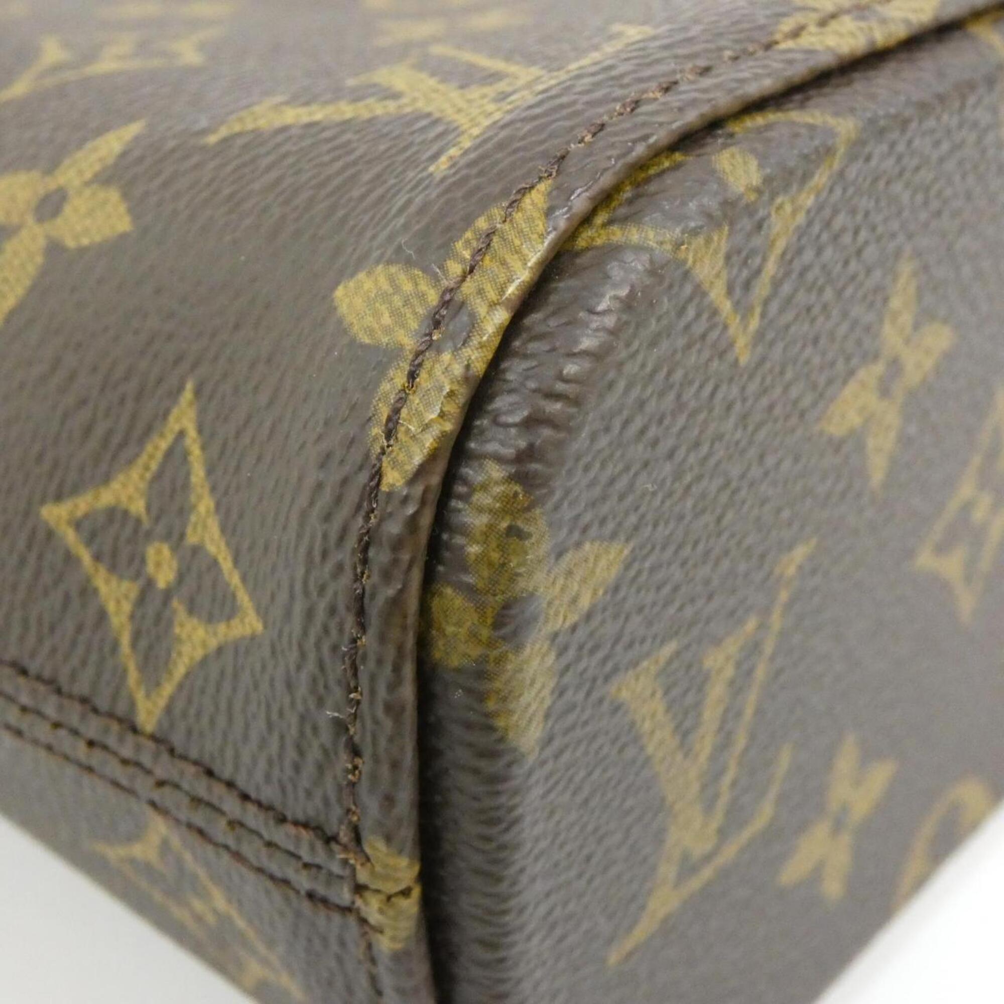 Louis Vuitton Marron Coated Canvas Handbag (Pre-Owned)