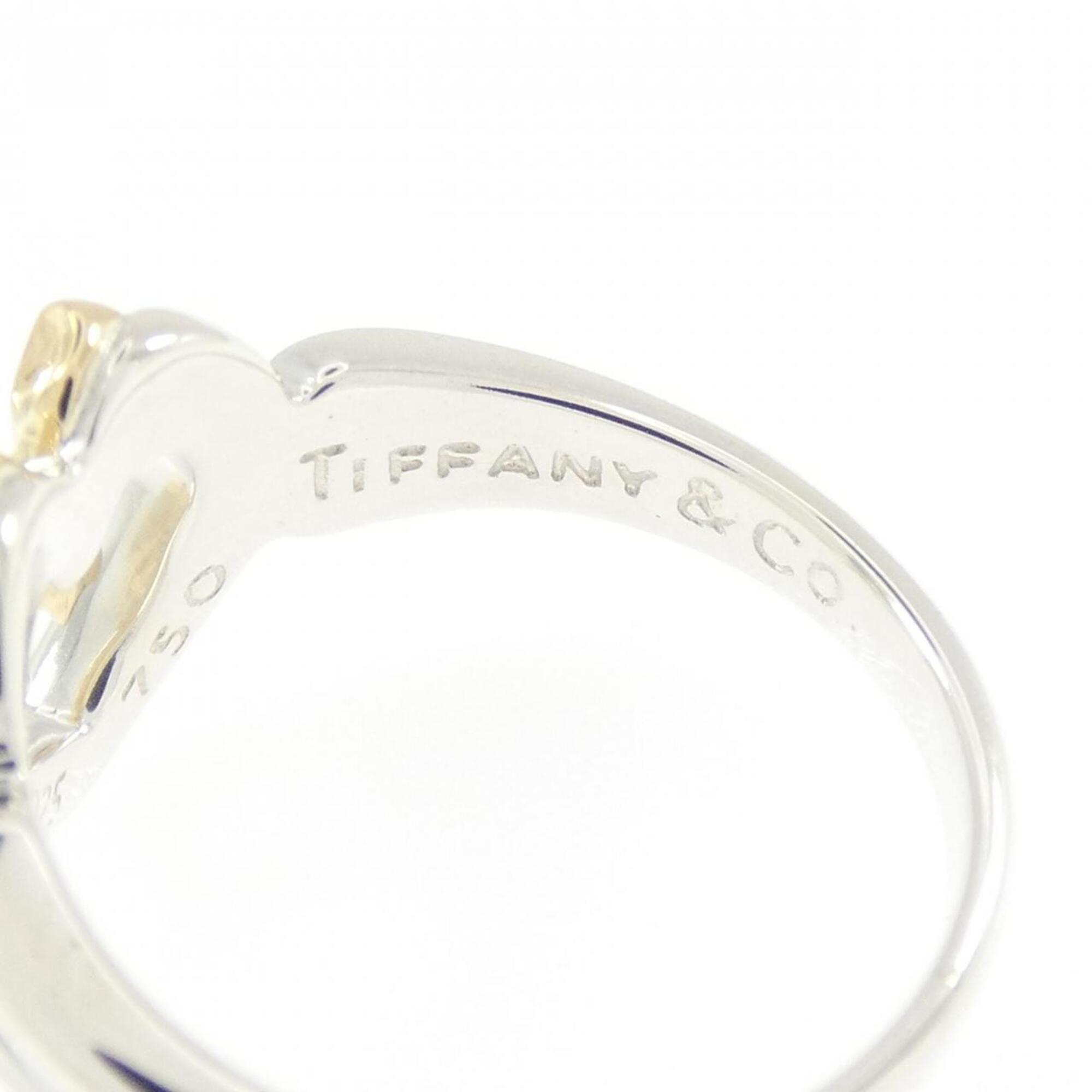 Tiffany Yellow Gold (18K) Silver 925 Band Ring (Pre-Owned)