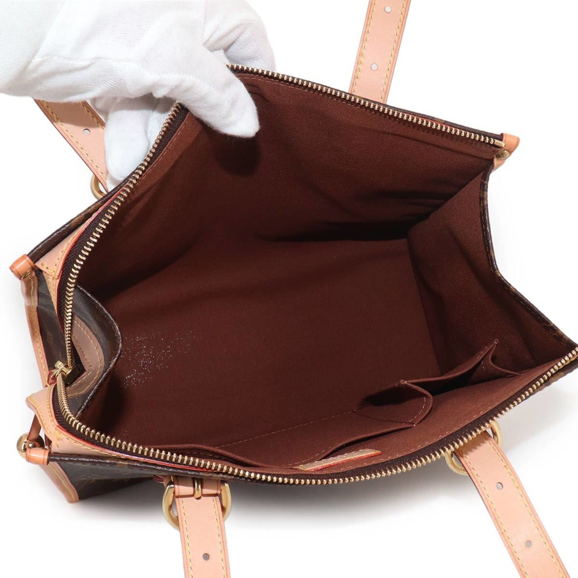 Louis Vuitton Brown Monogram Monogram Handbag Tote Bag (Pre-Owned)