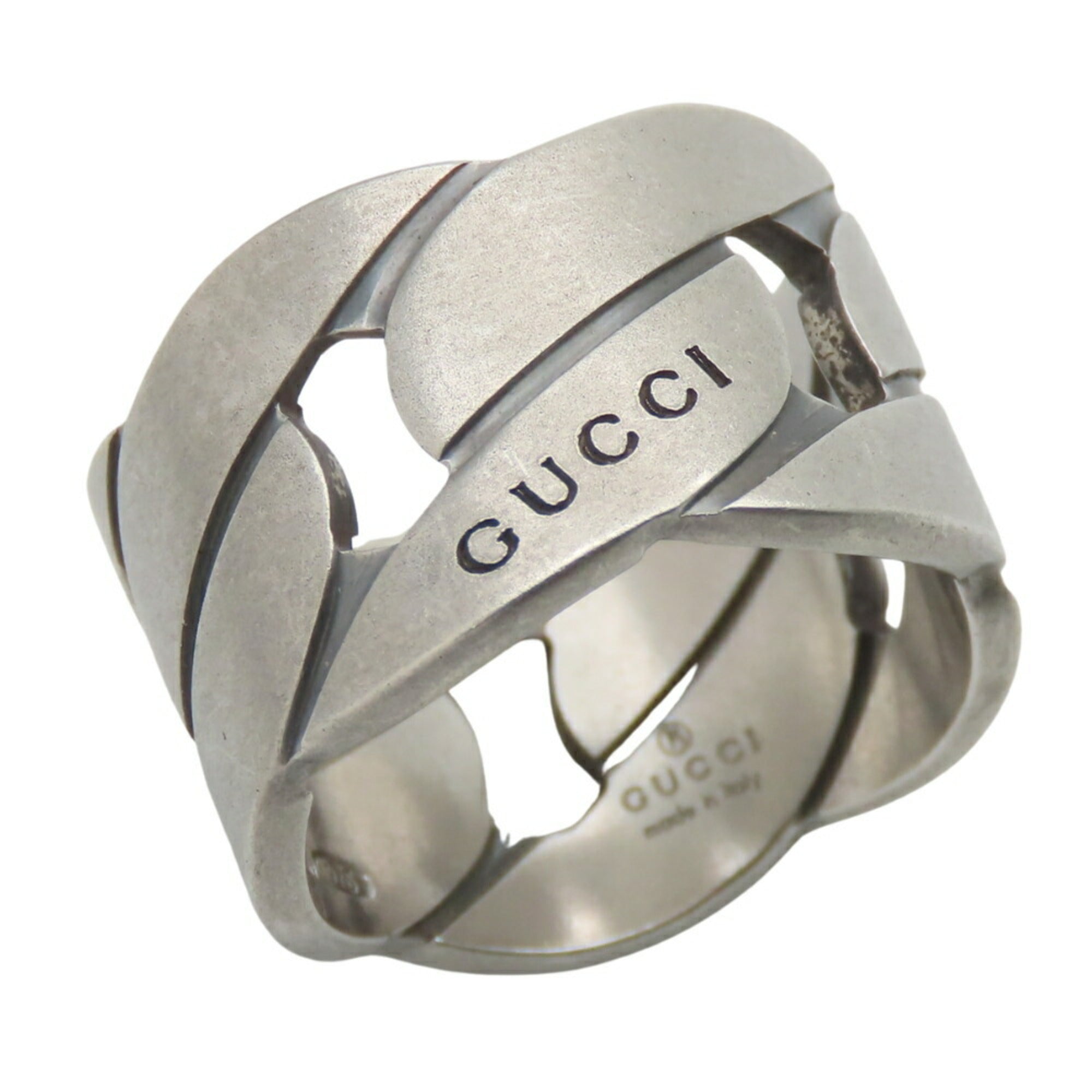 Gucci Silver Silver 925 Band Ring (Pre-Owned)