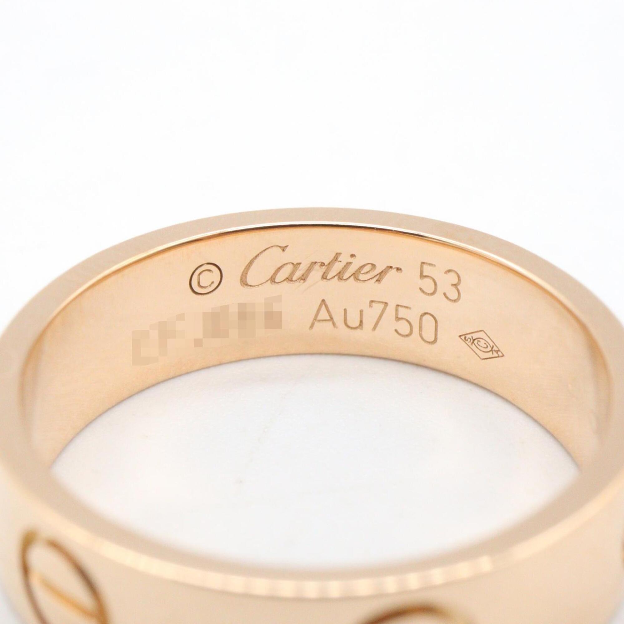 Cartier Gold Pink Gold (18K) Band Ring (Pre-Owned)