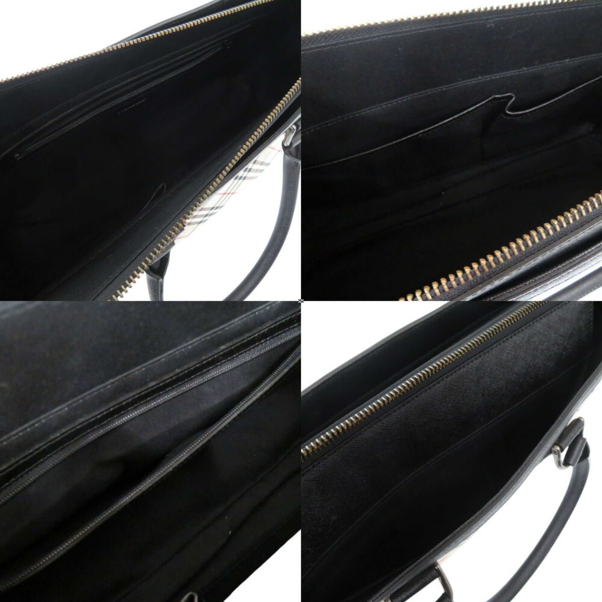 Burberry Multi-Color Leather Cotton Handbag (Pre-Owned)