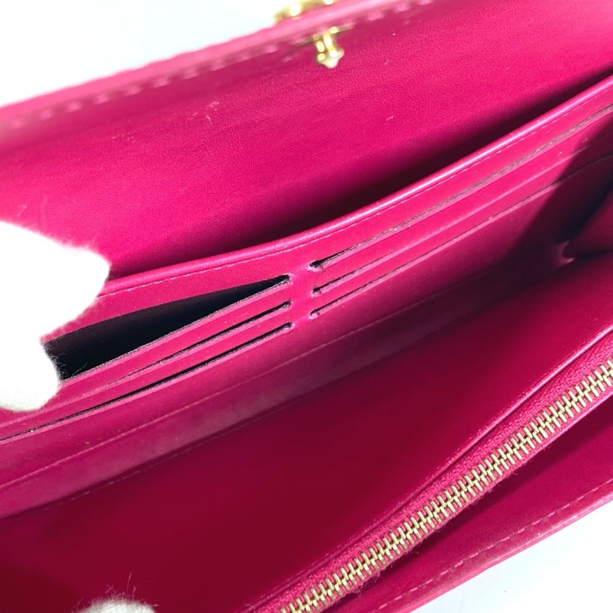 Louis Vuitton Galle Pink Long Bill Wallet (Bi-Fold) (Pre-Owned)