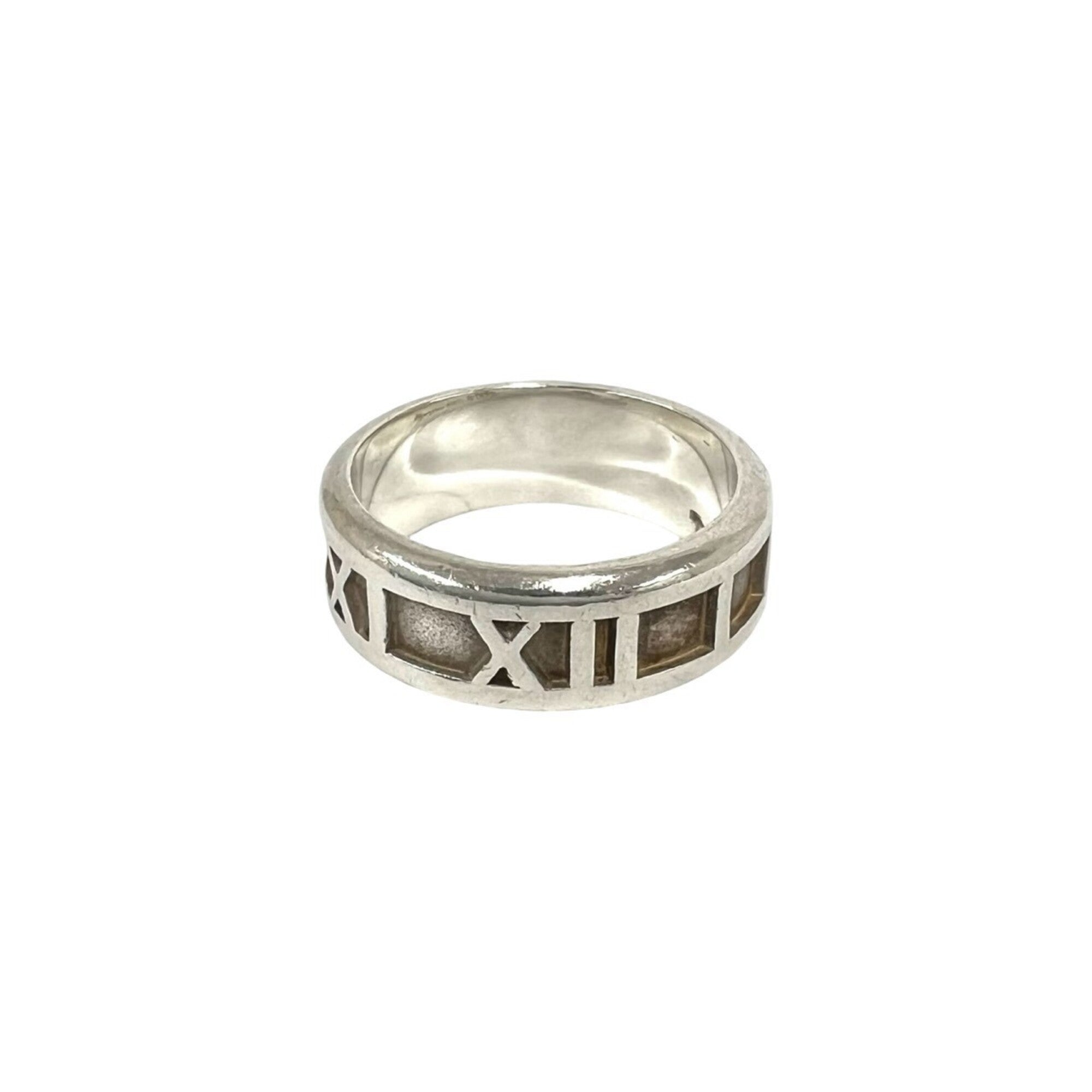 Tiffany Silver Silver 925 Band Ring (Pre-Owned)