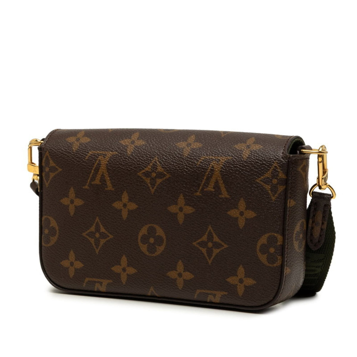 Louis Vuitton Brown Khaki Monogram Monogram Pochette Pouch Shoulder Bag (Pre-Owned)