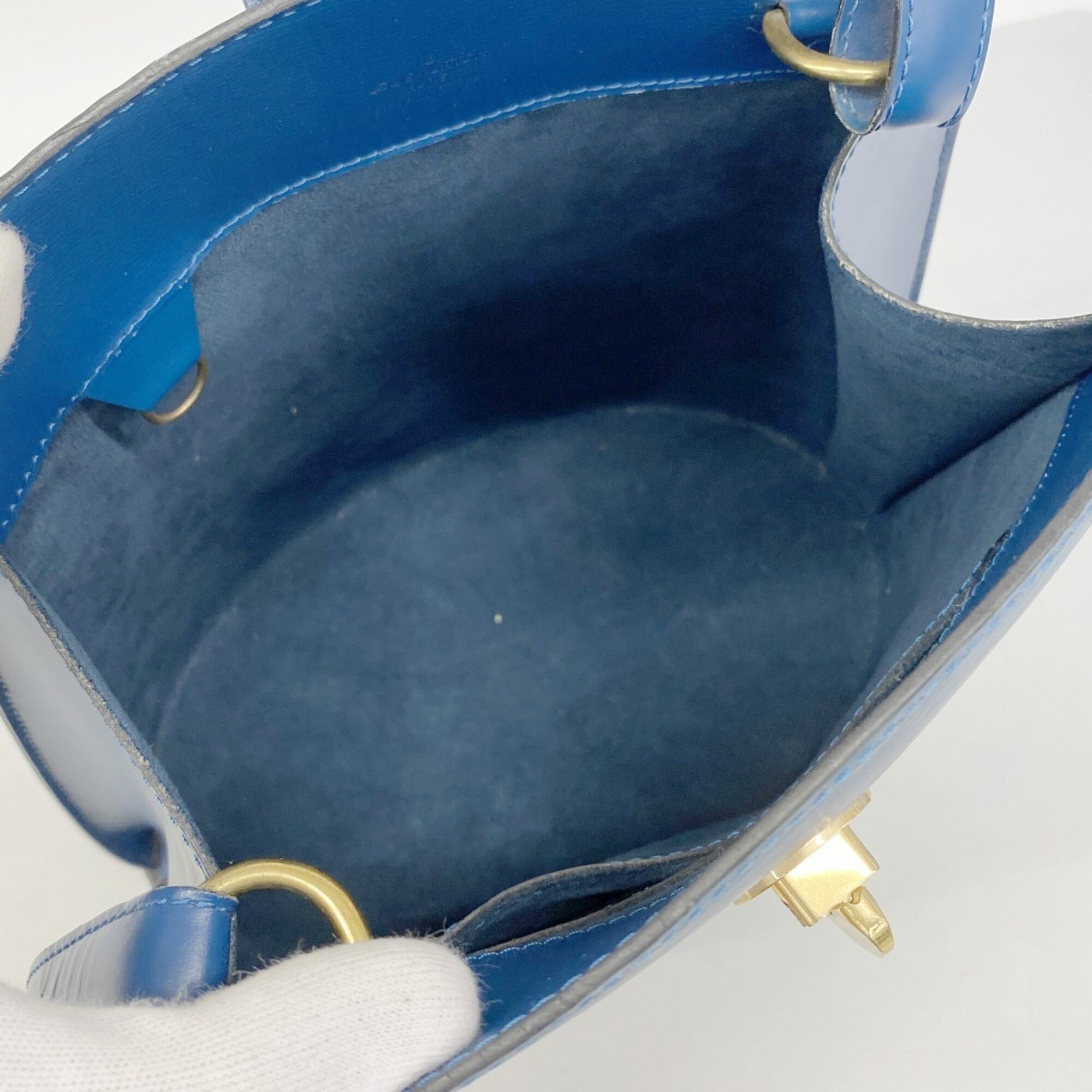 Louis Vuitton Toledo Blue Shoulder Bag (Pre-Owned)