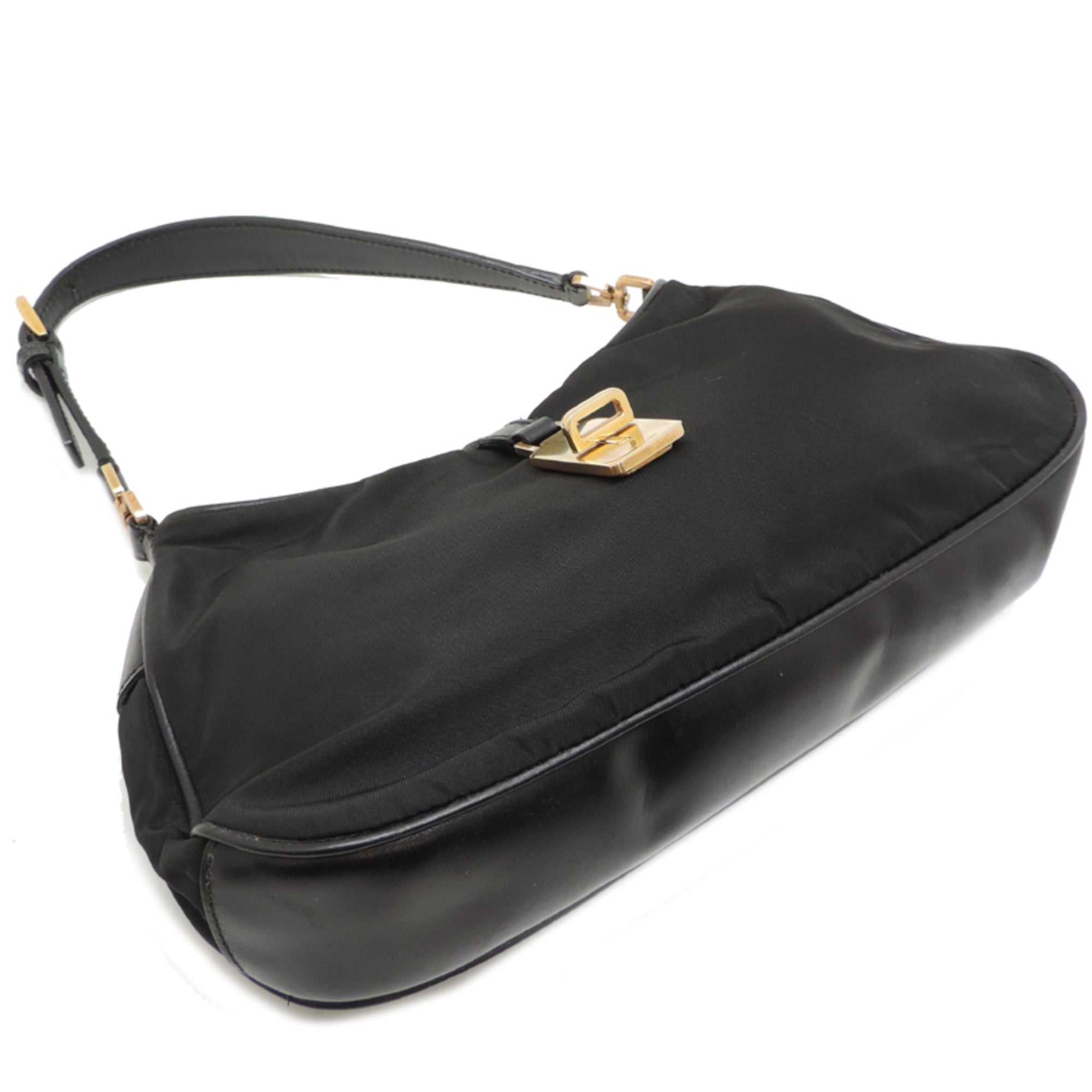 Prada Black Nero Nylon Shoulder Bag (Pre-Owned)