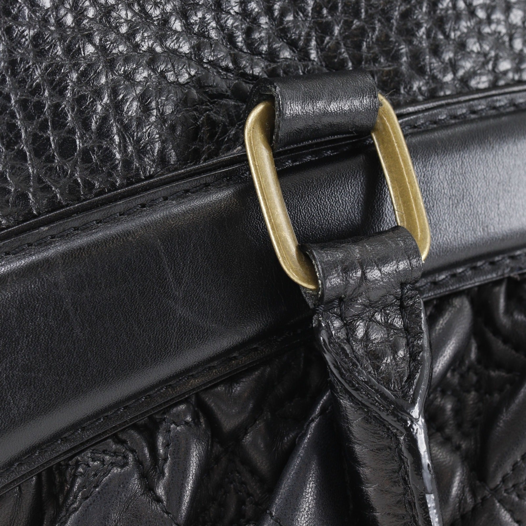 Louis Vuitton Black Monogram Noir Monogram Leather Handbag (Pre-Owned)