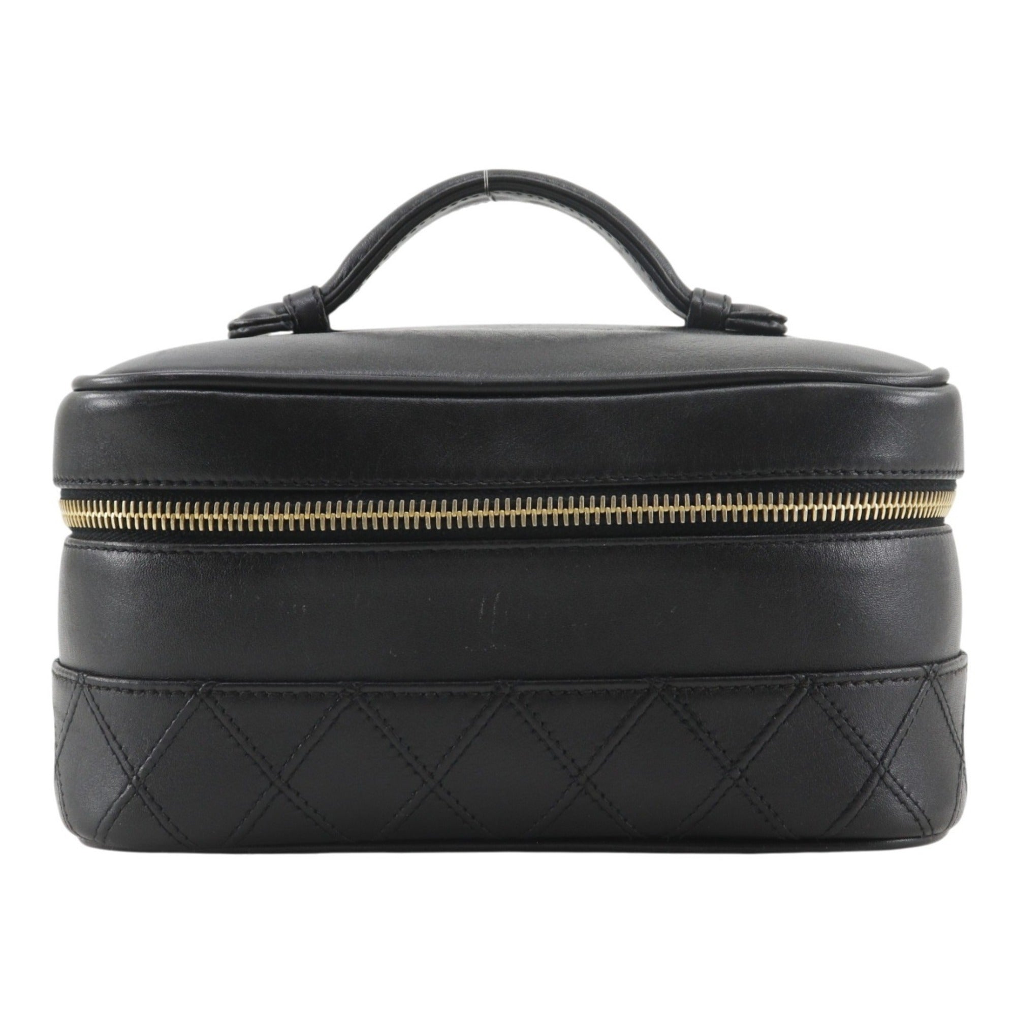 Chanel Black Leather Pouch (Pre-Owned)