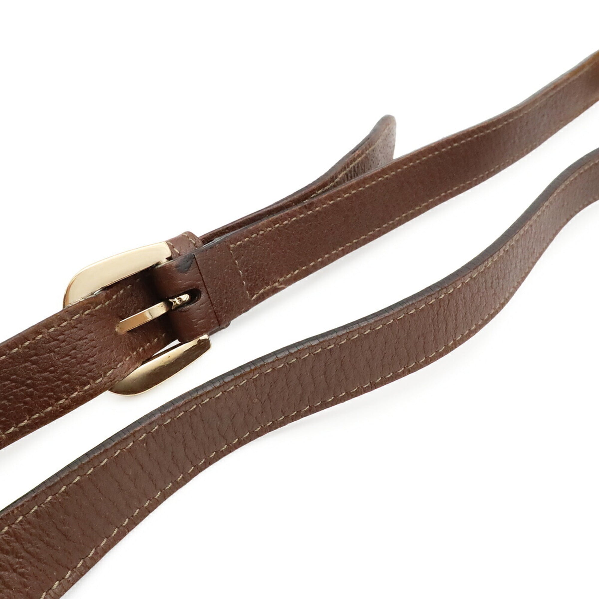 Gucci Beige Brown Brown Khaki Gg Canvas Shoulder Bag (Pre-Owned)