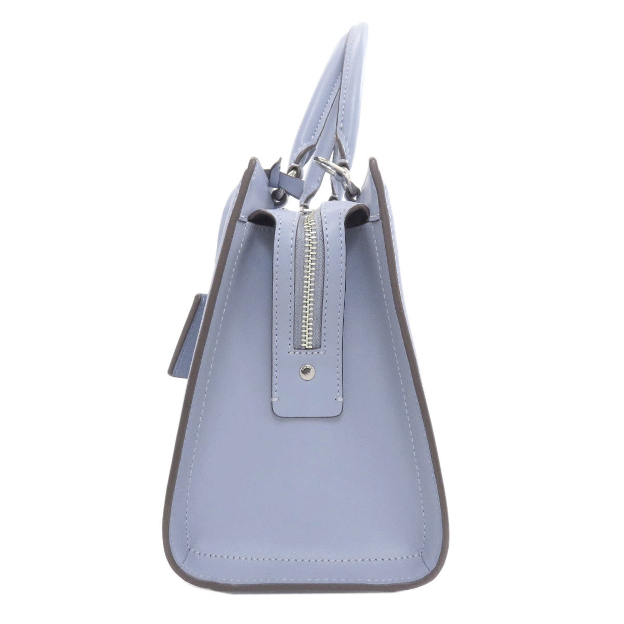 Coach Blue Leather Handbag (Pre-Owned)