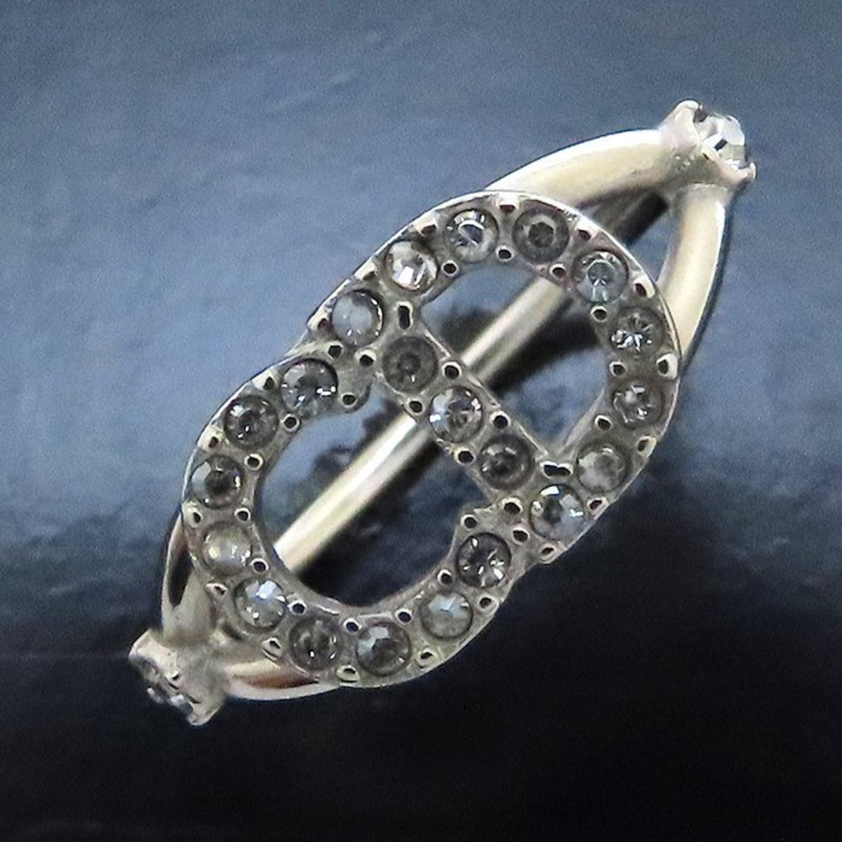 Christian Dior Silver Metal Band Ring (Pre-Owned)