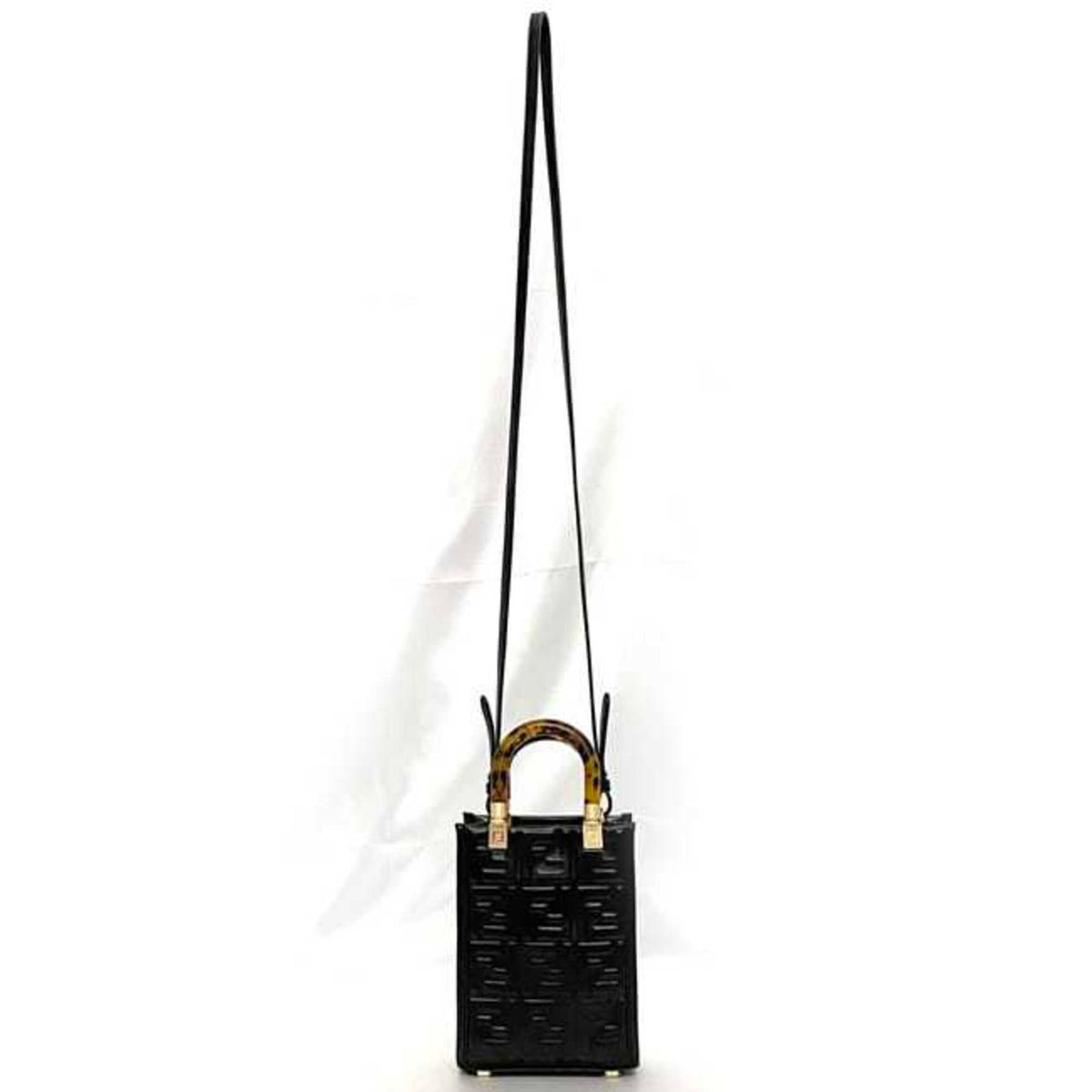 Fendi Black Leather Handbag (Pre-Owned)