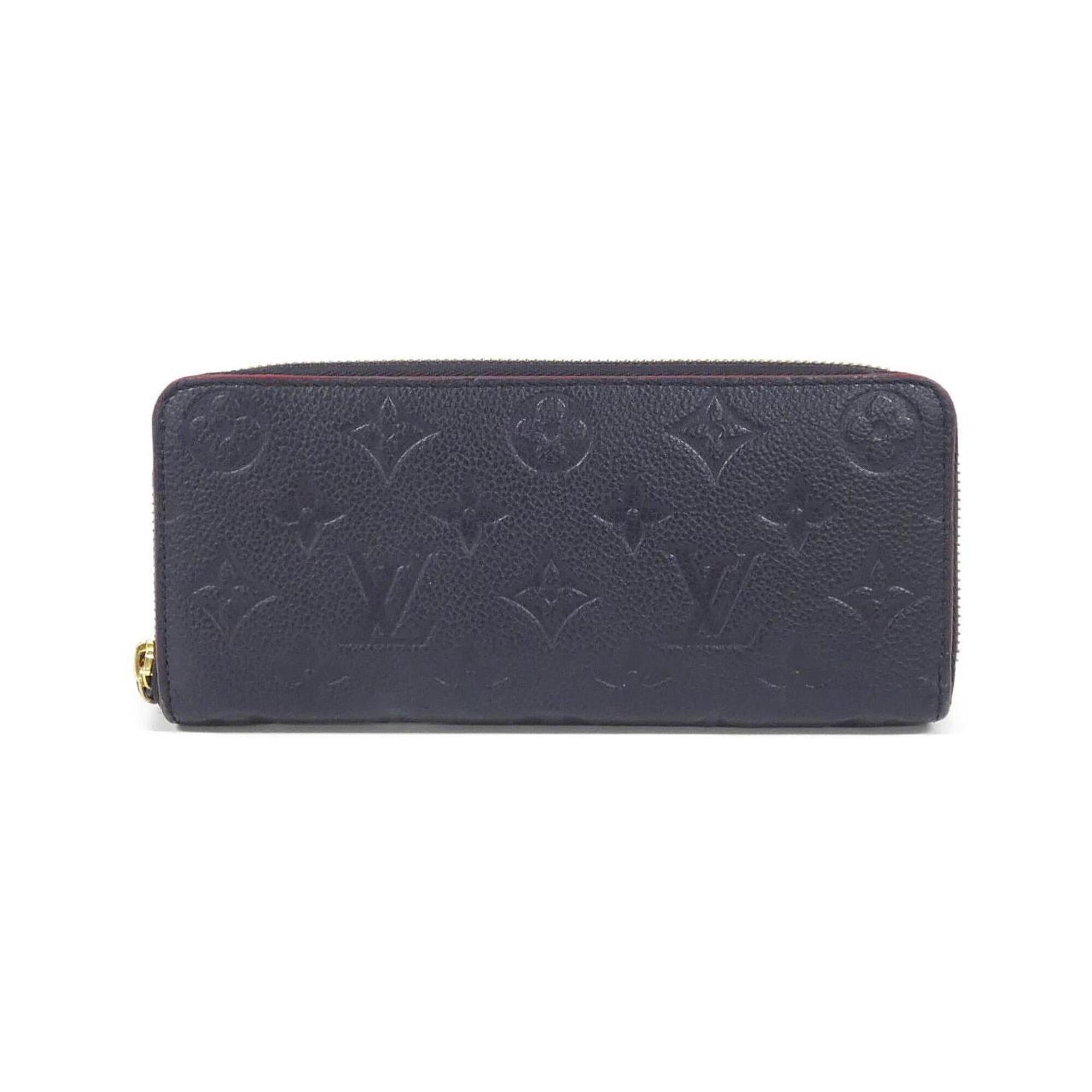 Louis Vuitton Marine Rouge Leather Long Wallet (Bi-Fold) (Pre-Owned)
