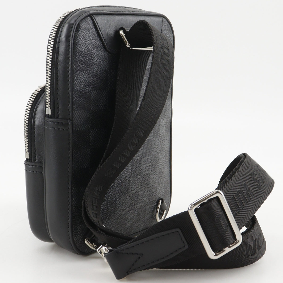 Louis Vuitton Black Damier Graphite Shoulder Bag Sling Bag (Pre-Owned)