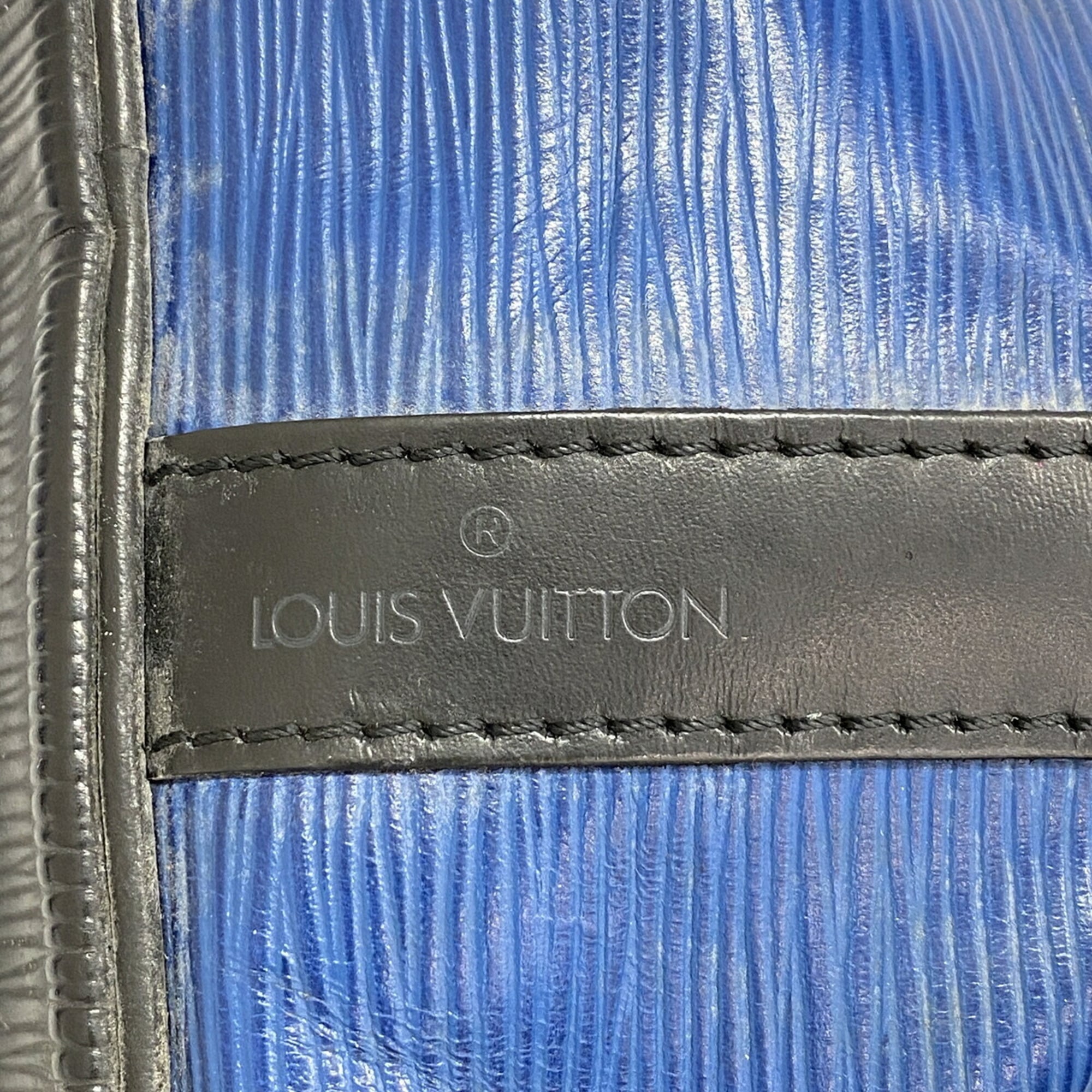 Louis Vuitton Noir Toledo Blue Shoulder Bag (Pre-Owned)