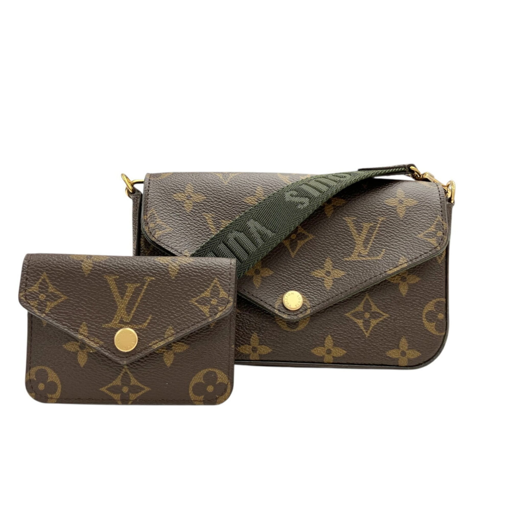 Louis Vuitton Brown Monogram Pochette Shoulder Bag (Pre-Owned)