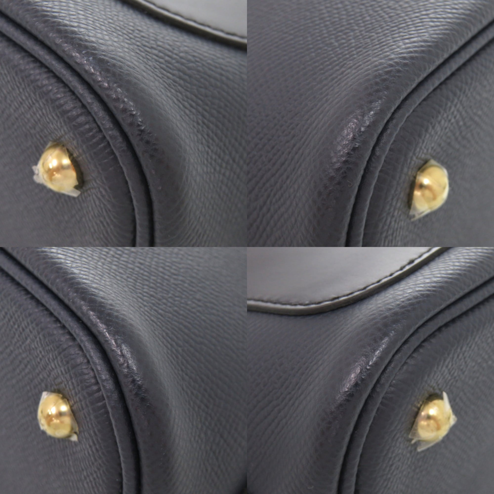 Hermes Blue Indigo Epsom Leather Handbag (Pre-Owned)