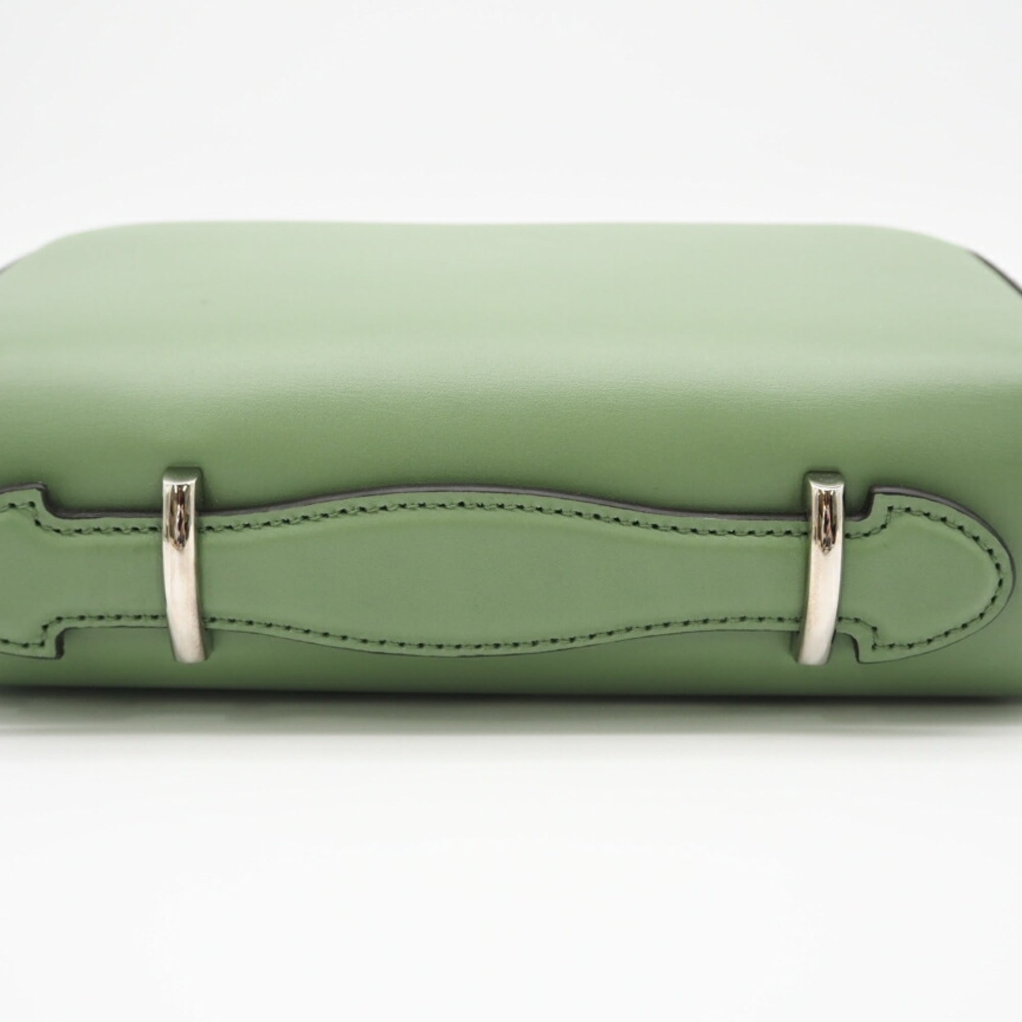 Gucci Green Leather Shoulder Bag (Pre-Owned)