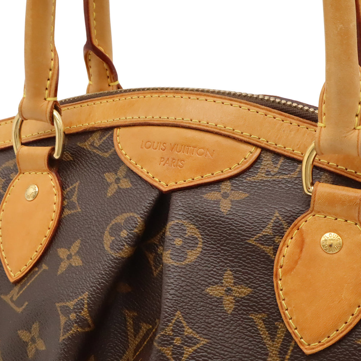 Louis Vuitton Brown Monogram Handbag Tote Bag (Pre-Owned)