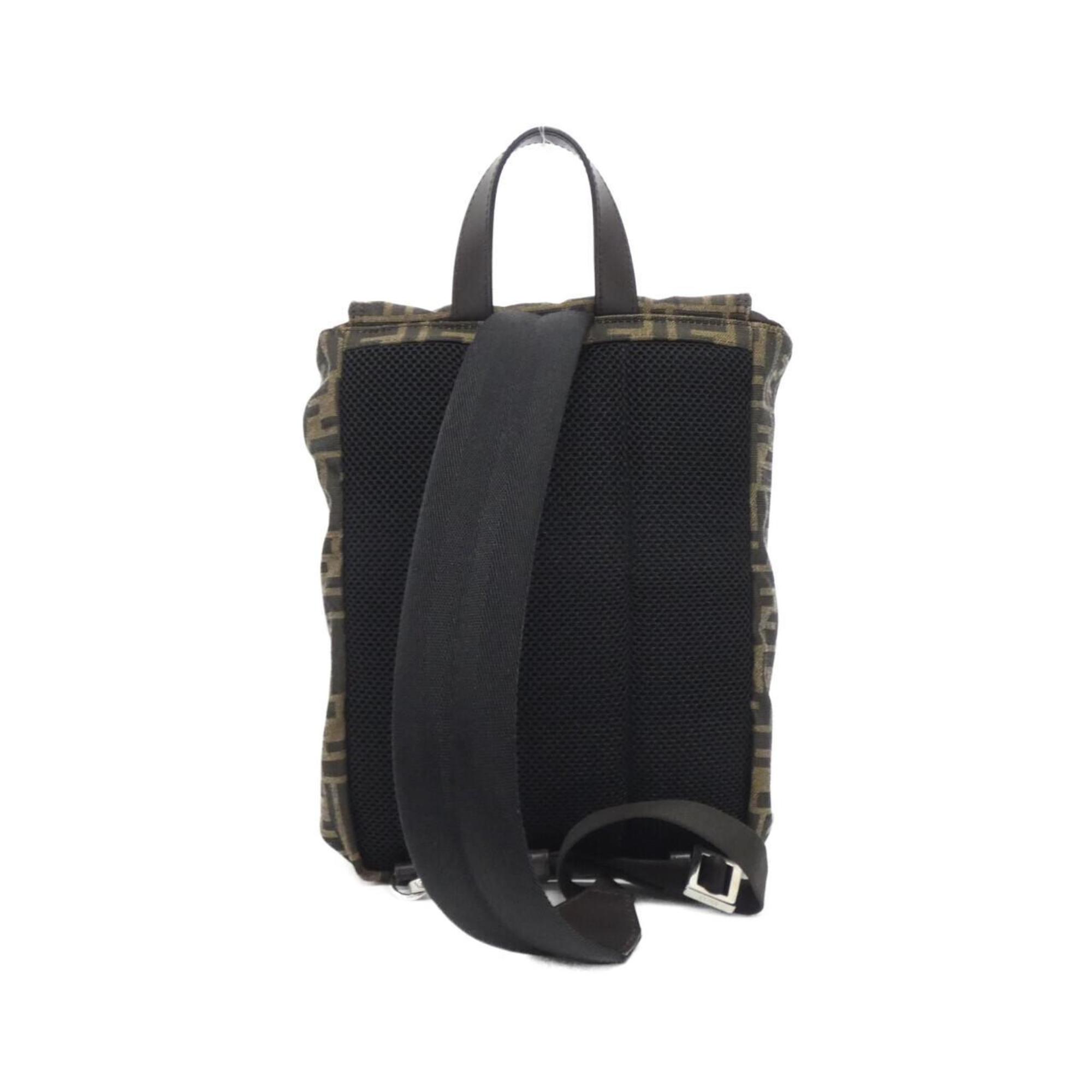 Fendi Polyurethane Polyester Cotton Leather Backpack (Pre-Owned)