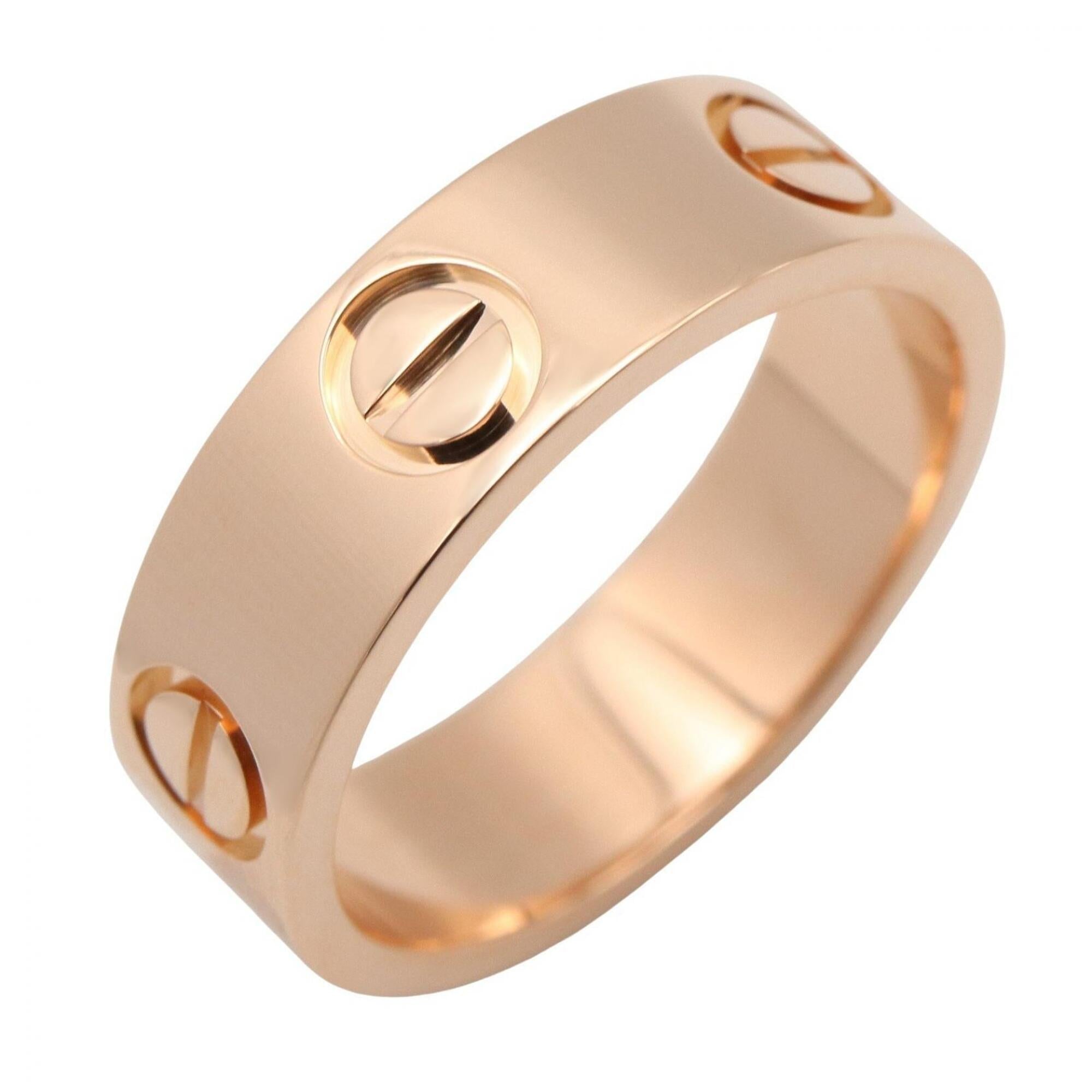 Cartier Pink Gold Pink Gold (18K) Band Ring (Pre-Owned)