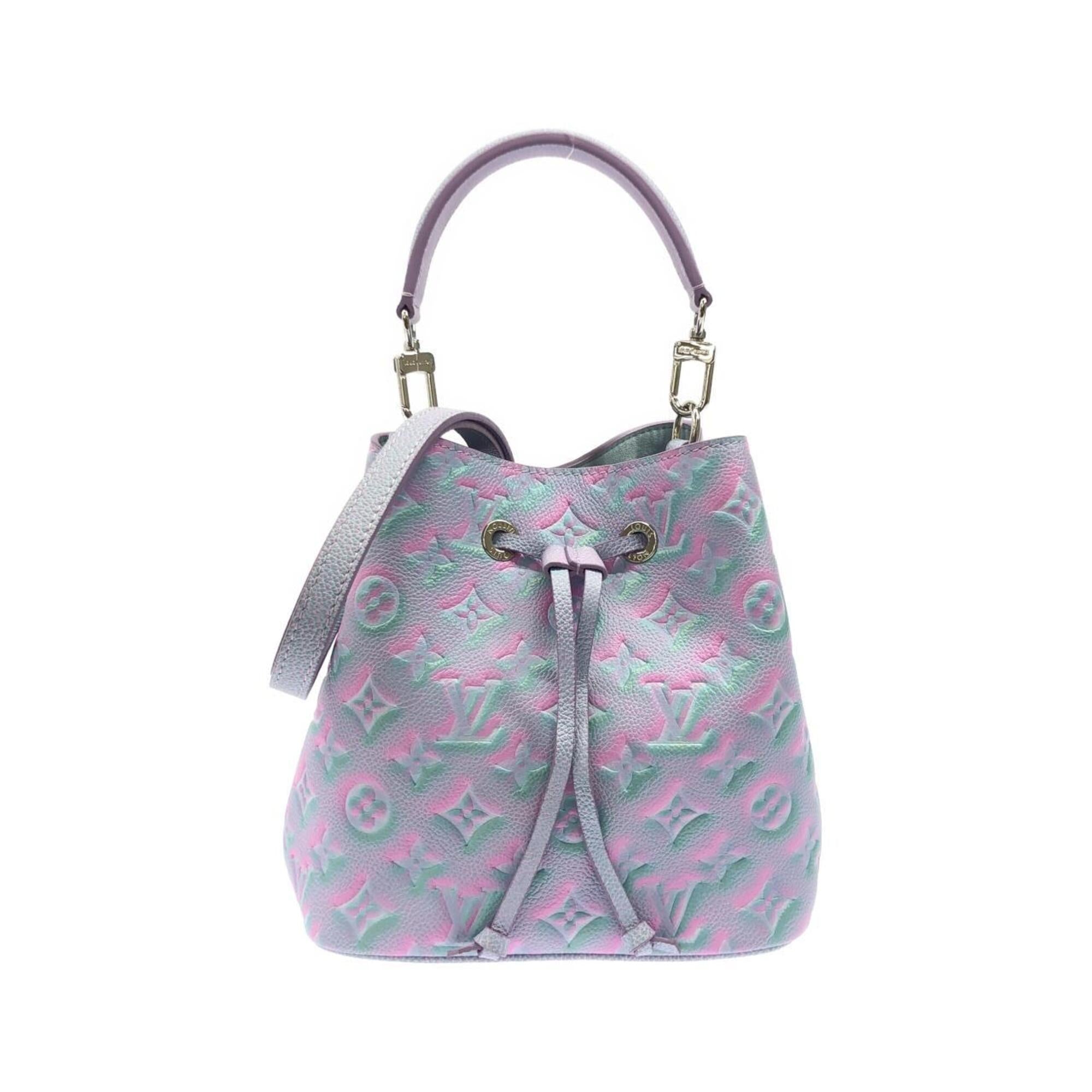 Louis Vuitton Monogram Empreinte Lilac Monogram Empreinte Shoulder Bag (Pre-Owned)