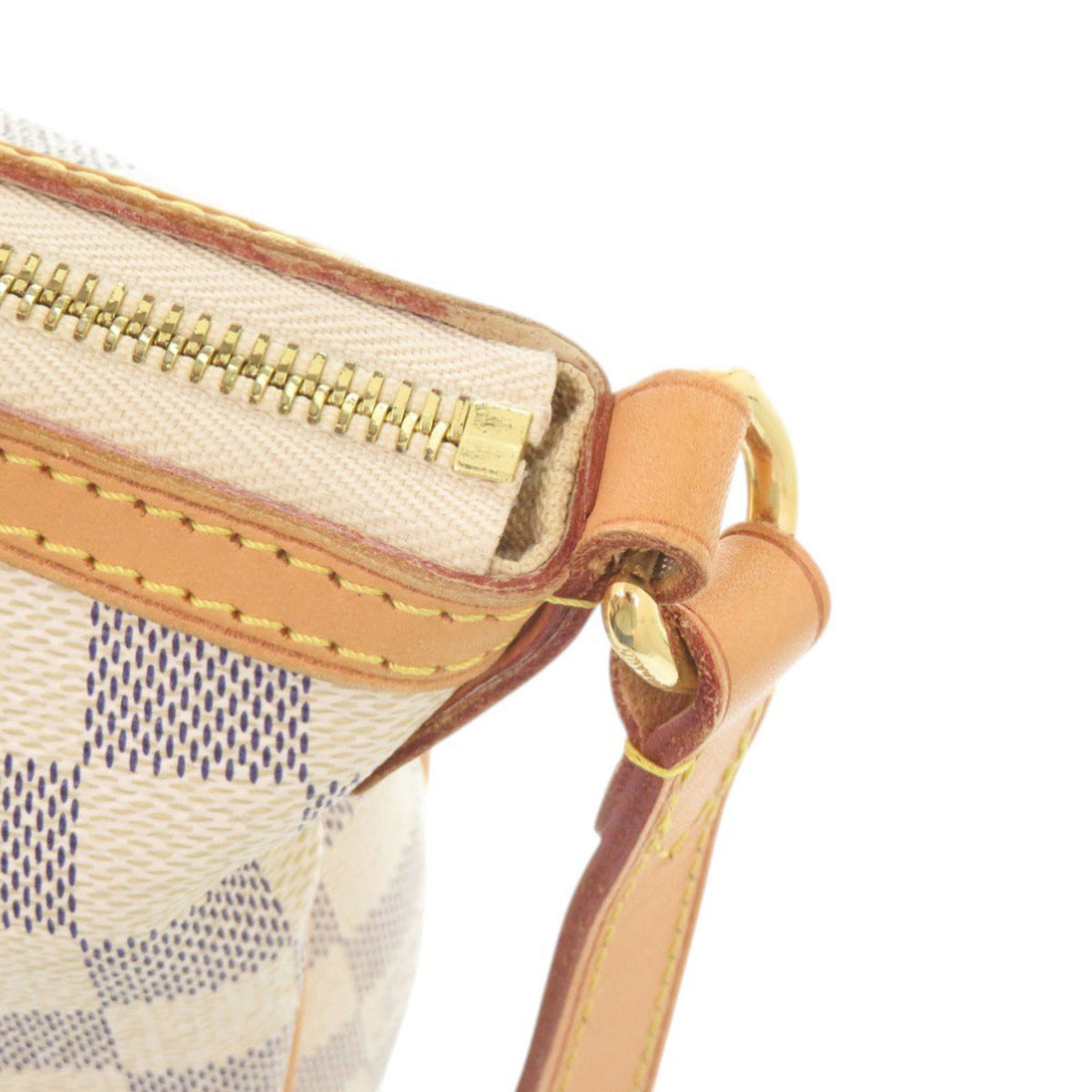 Louis Vuitton Damier Azur White Damier Azur Shoulder Bag (Pre-Owned)