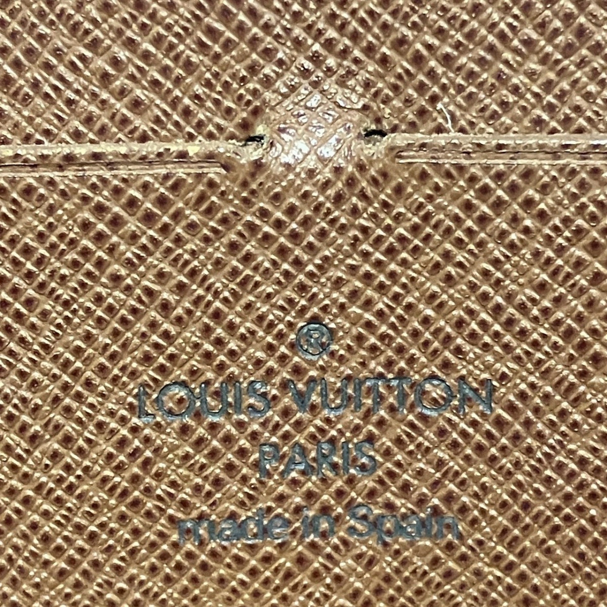 Louis Vuitton Monogram Brown Monogram Long Wallet (Bi-Fold) (Pre-Owned)